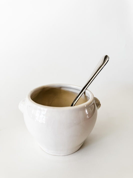 Small Porcelain Lyon Head Pot