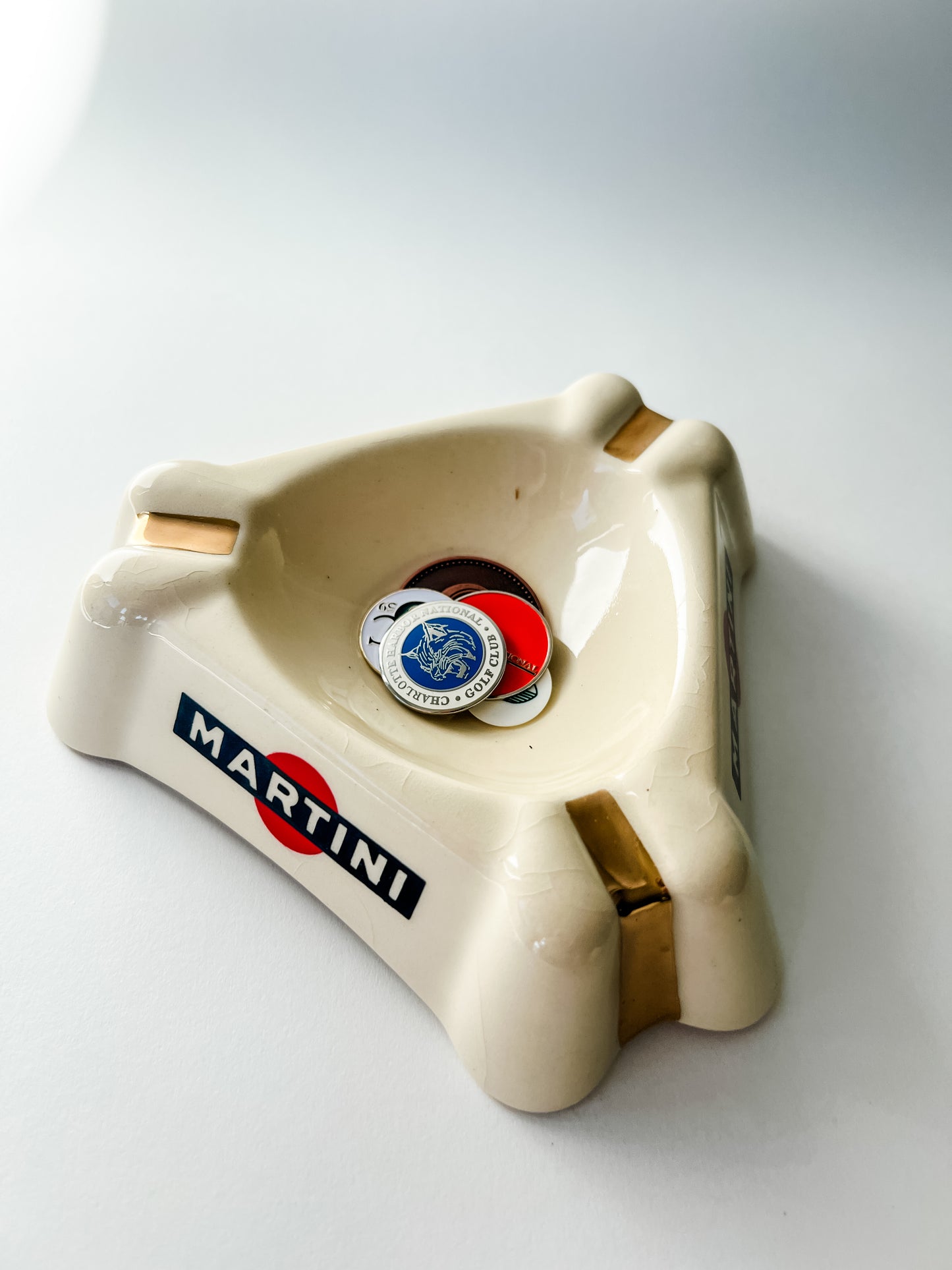Vintage French Martini Ceramic Ashtray