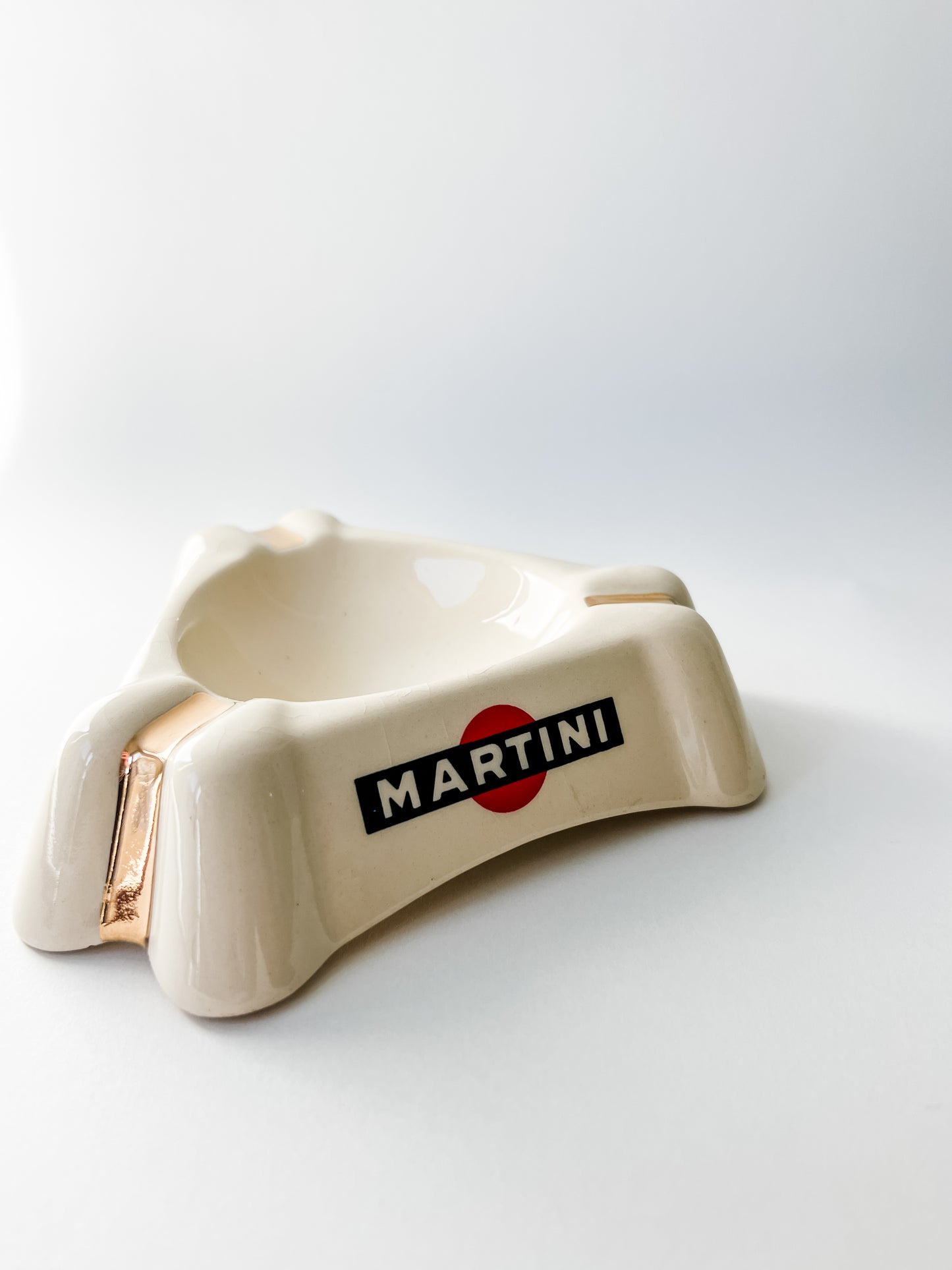 Vintage French Martini Ceramic Ashtray