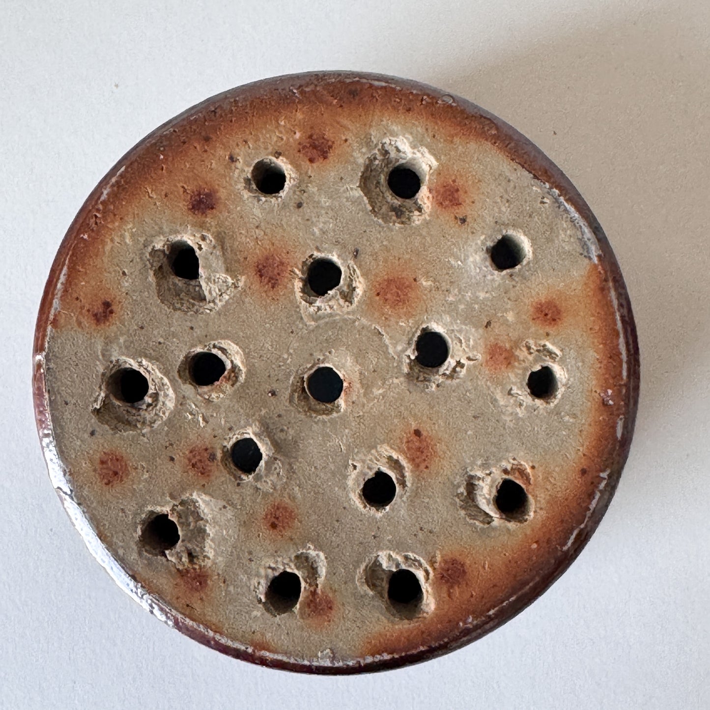 Dark Brown Vintage French Cheese Mold