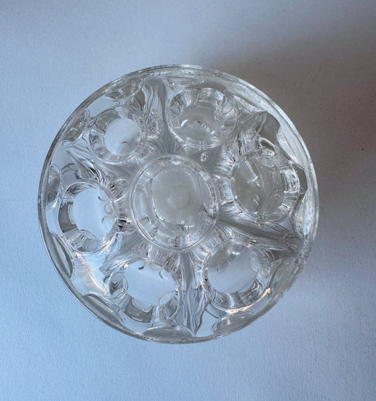 Vintage French 19 Hole Floral Frog