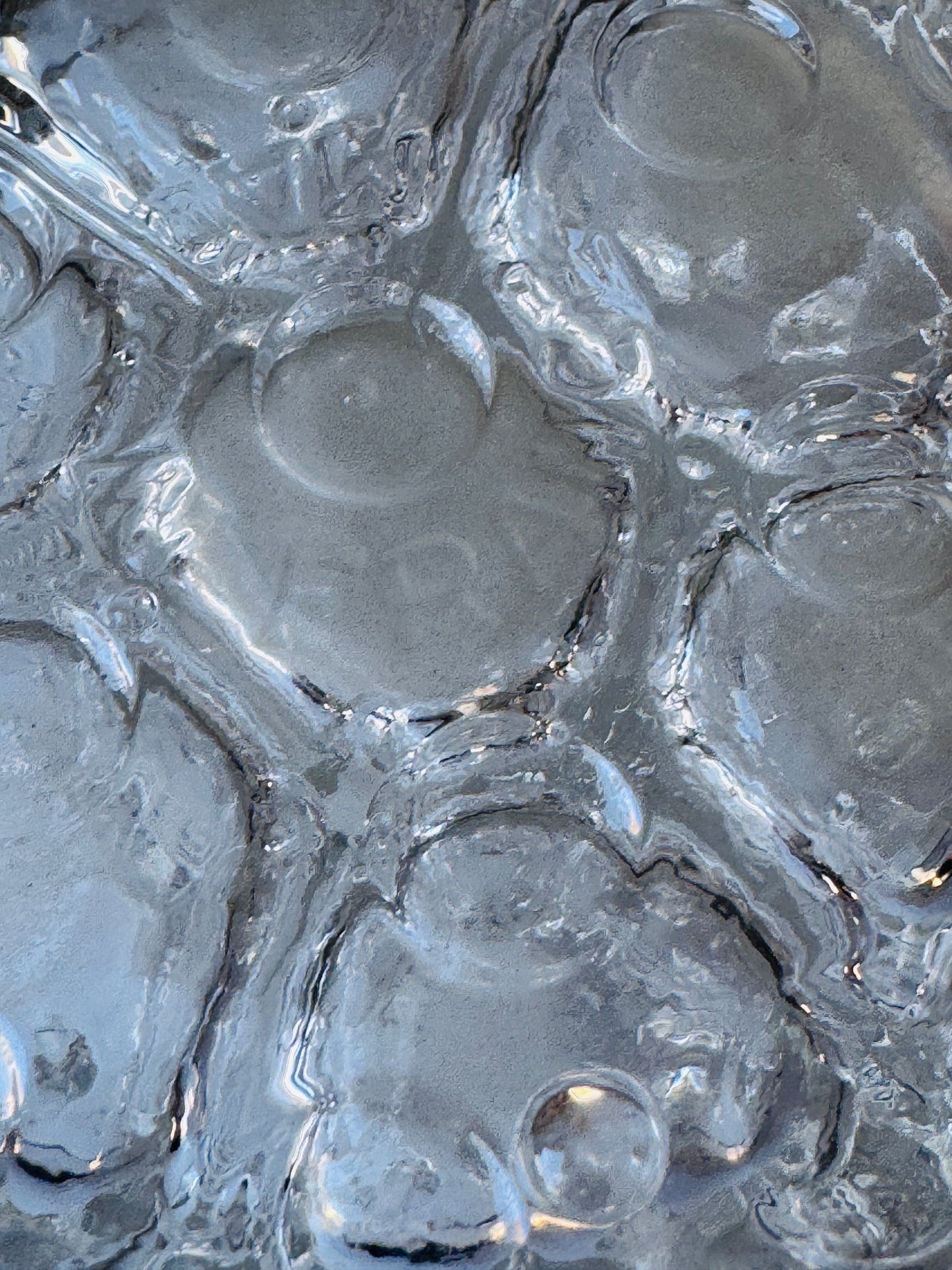 Vintage French 19 Hole Floral Frog