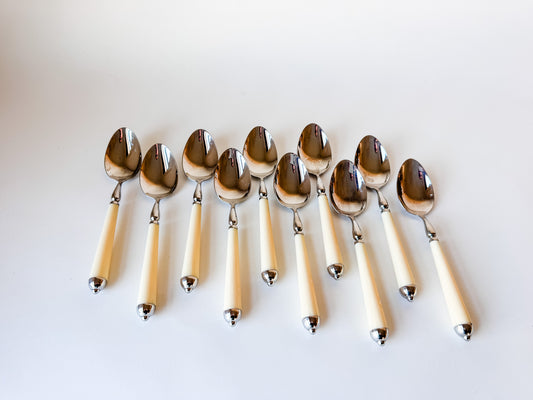 Mid-Centruy Bouillet Bourdelle Soup Spoons (set of 10)