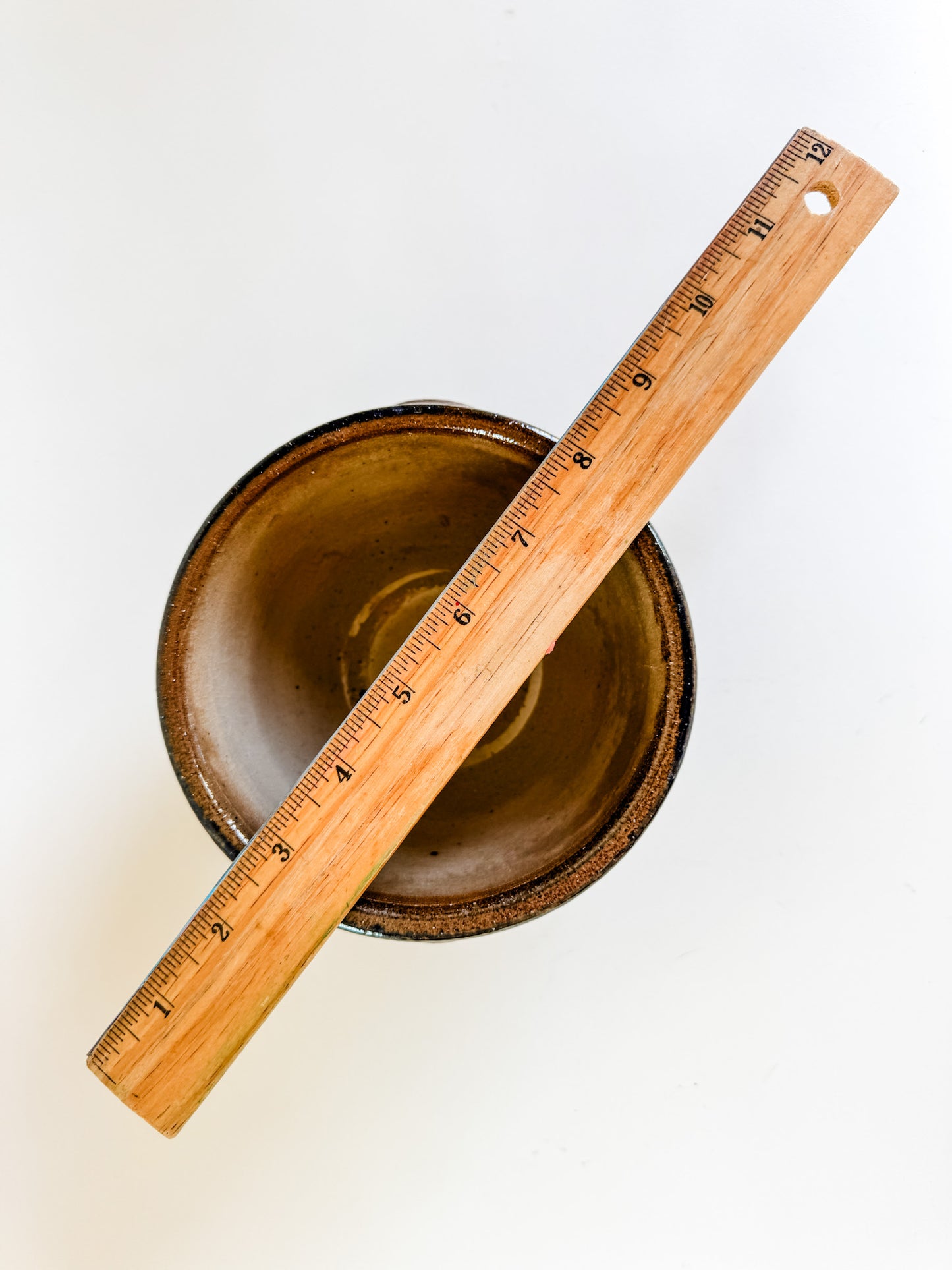 La Poterie des Mottes Stoneware Bowl With Floral Design