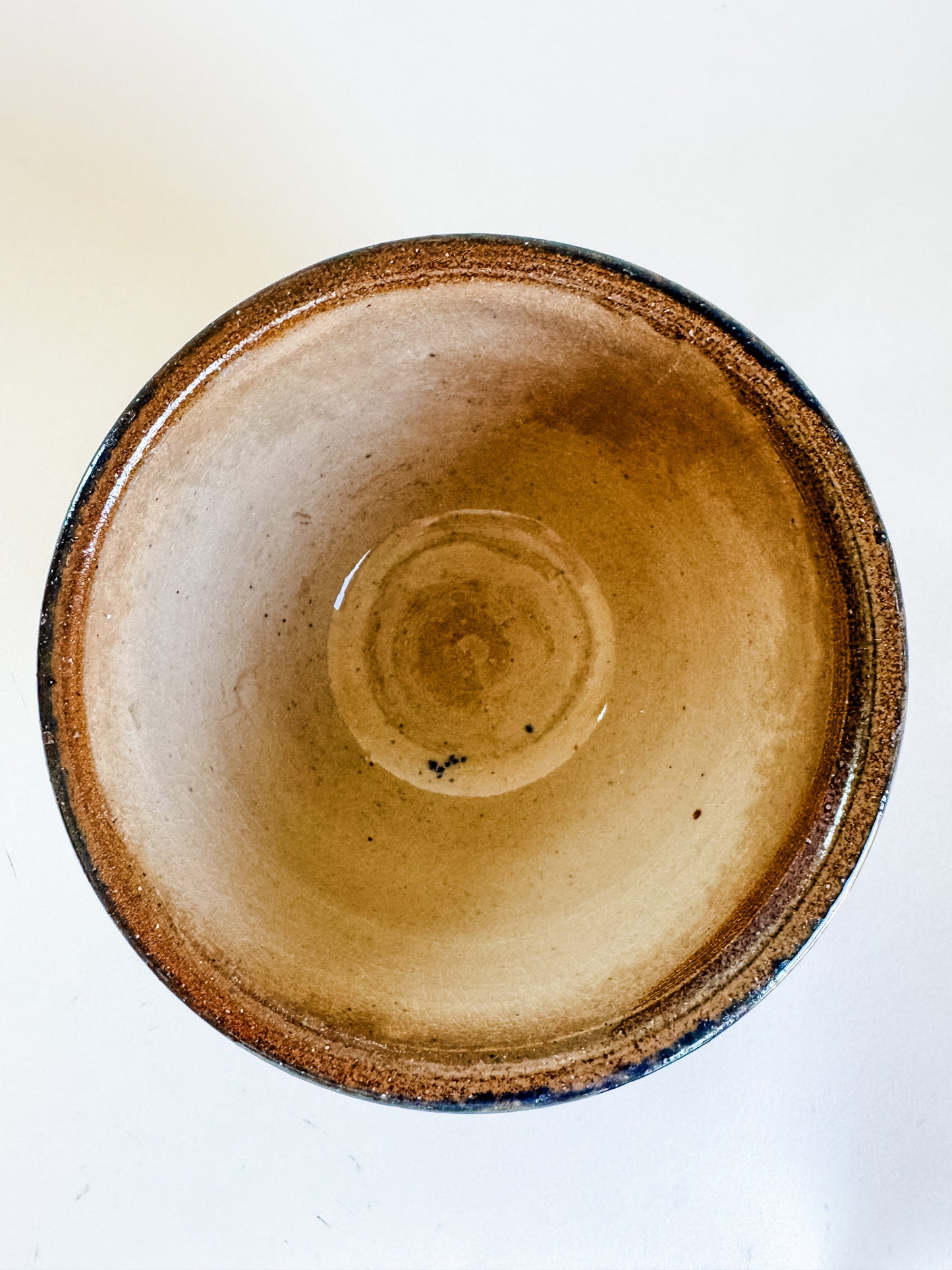 La Poterie des Mottes Stoneware Bowl With Floral Design