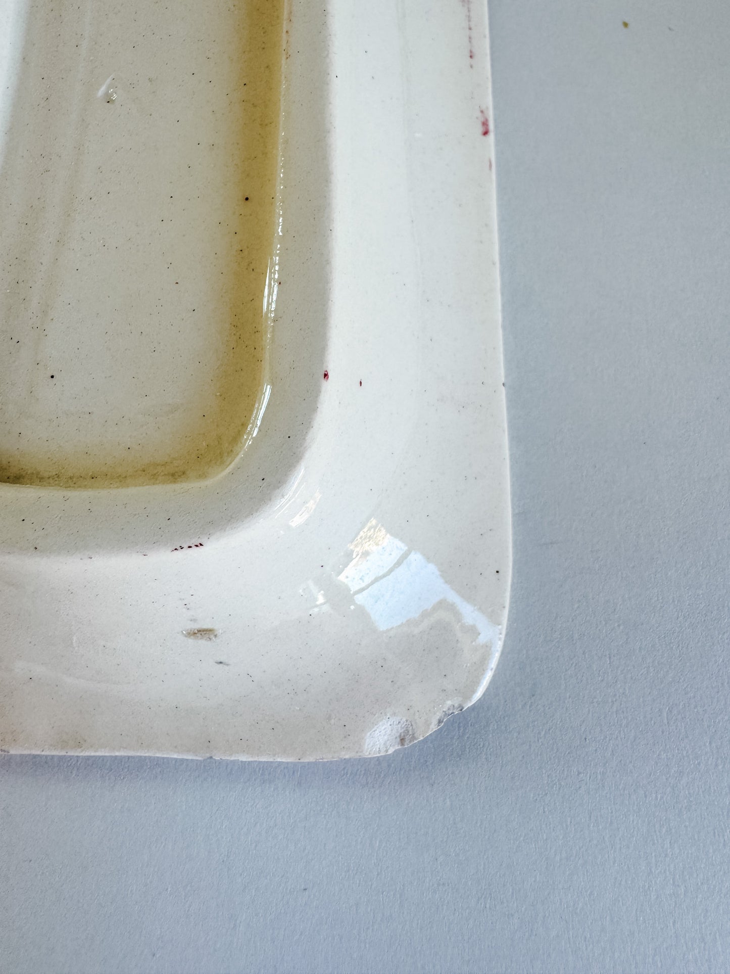 Large Ceramic French Soap Dish