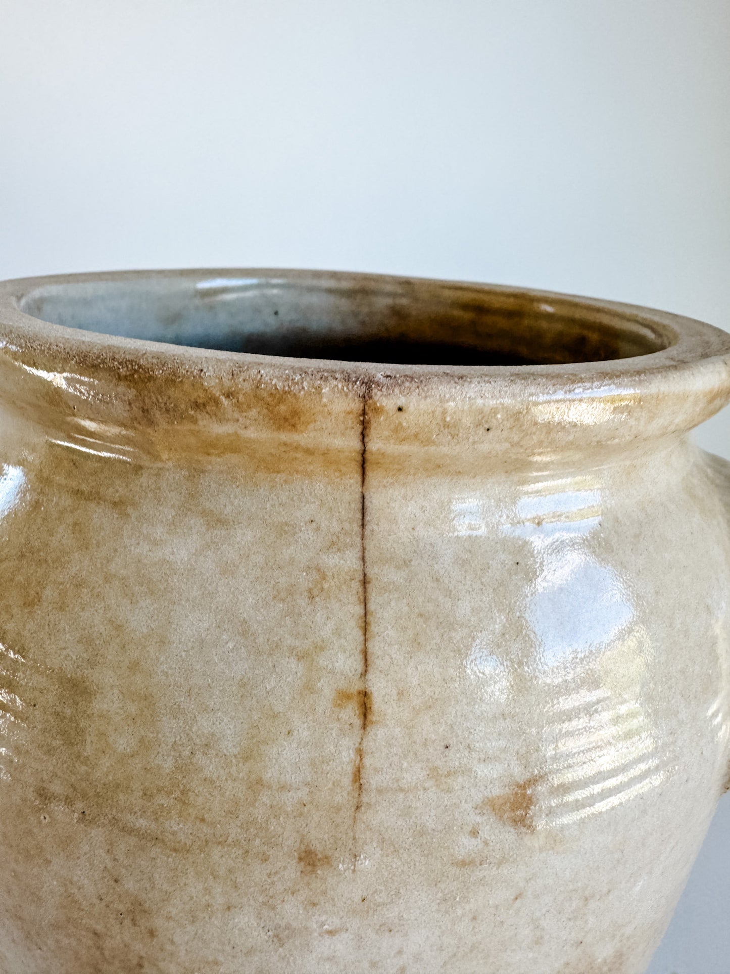 Large Vintage French Crock