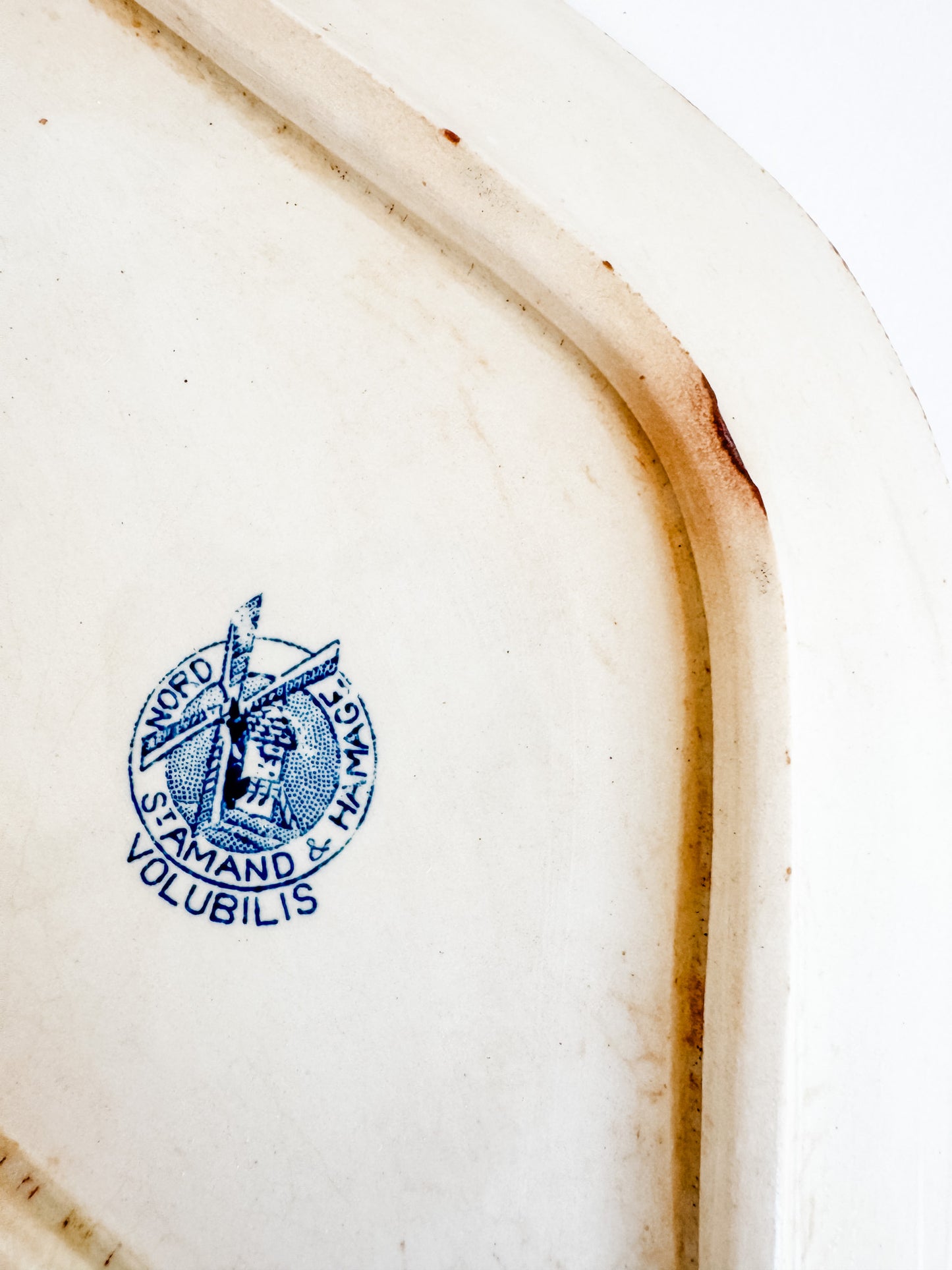 St. Amand et Nord Volubilis Transferware Oval Dish (sold individually)