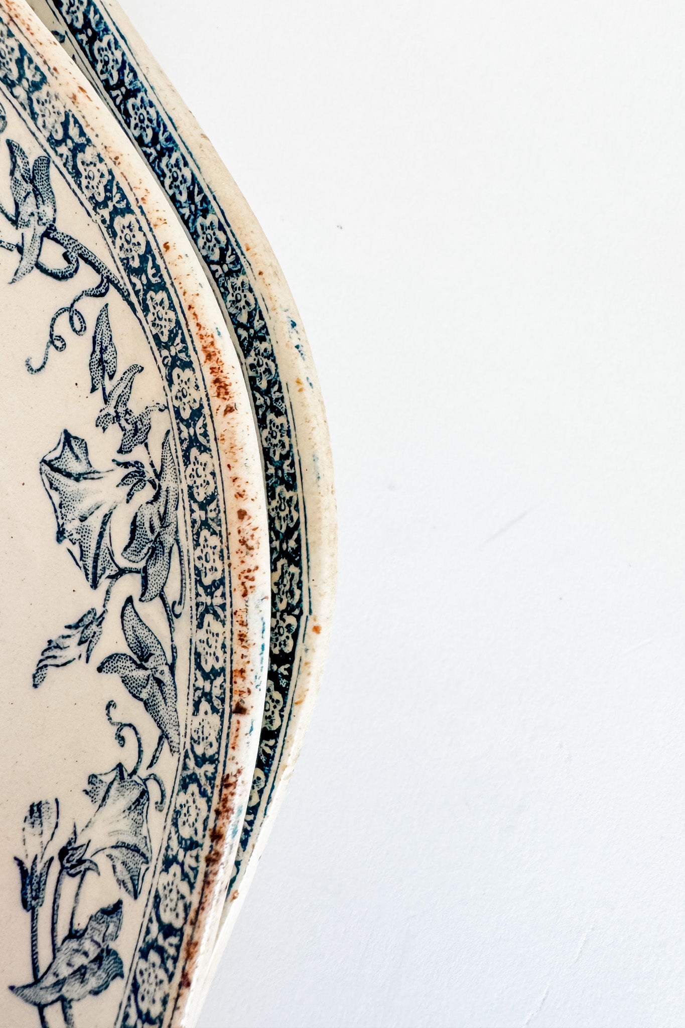 St. Amand et Nord Volubilis Transferware Oval Dish (sold individually)