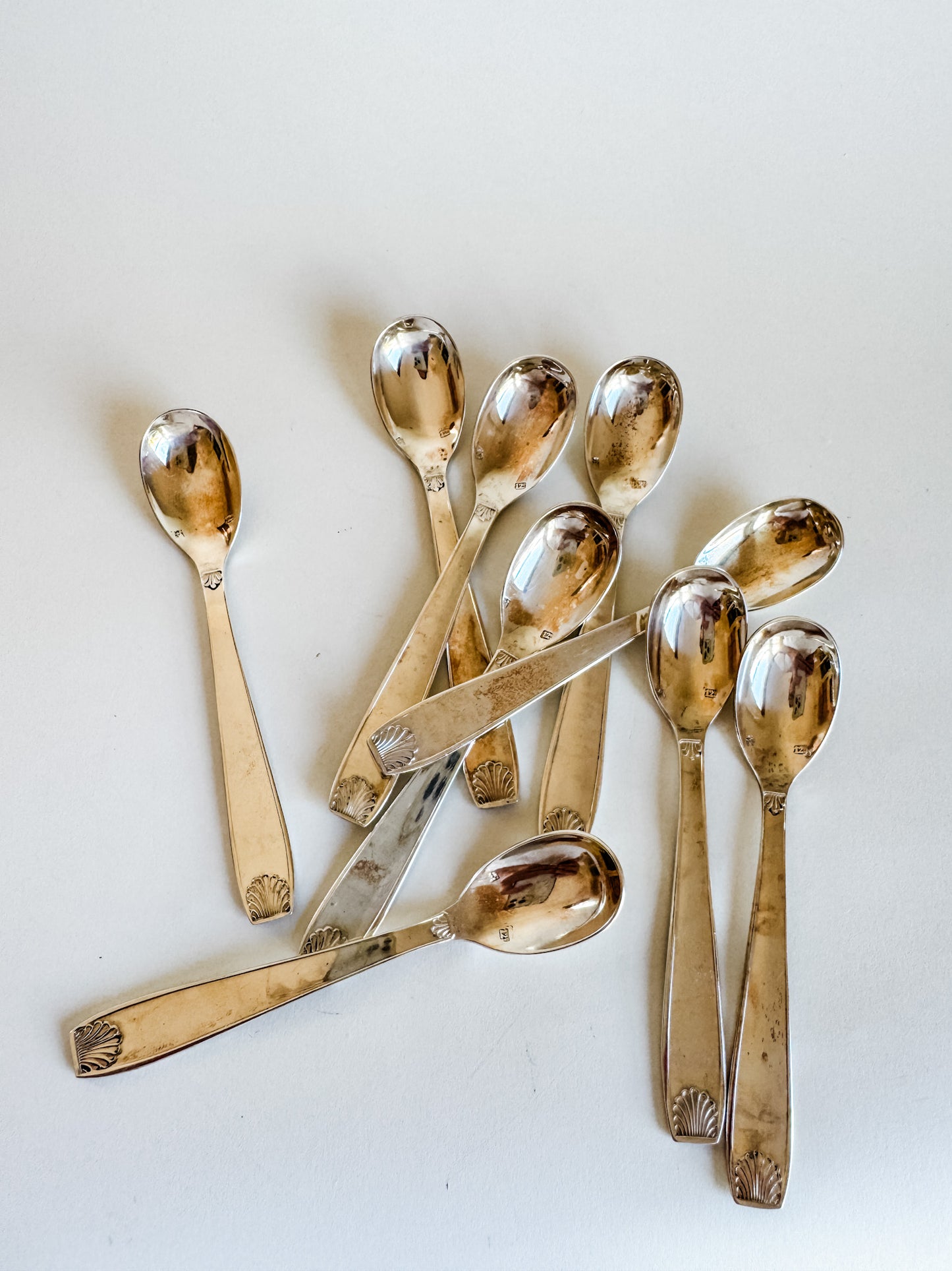 Vintage French Demitasse Spoons (set of 4)