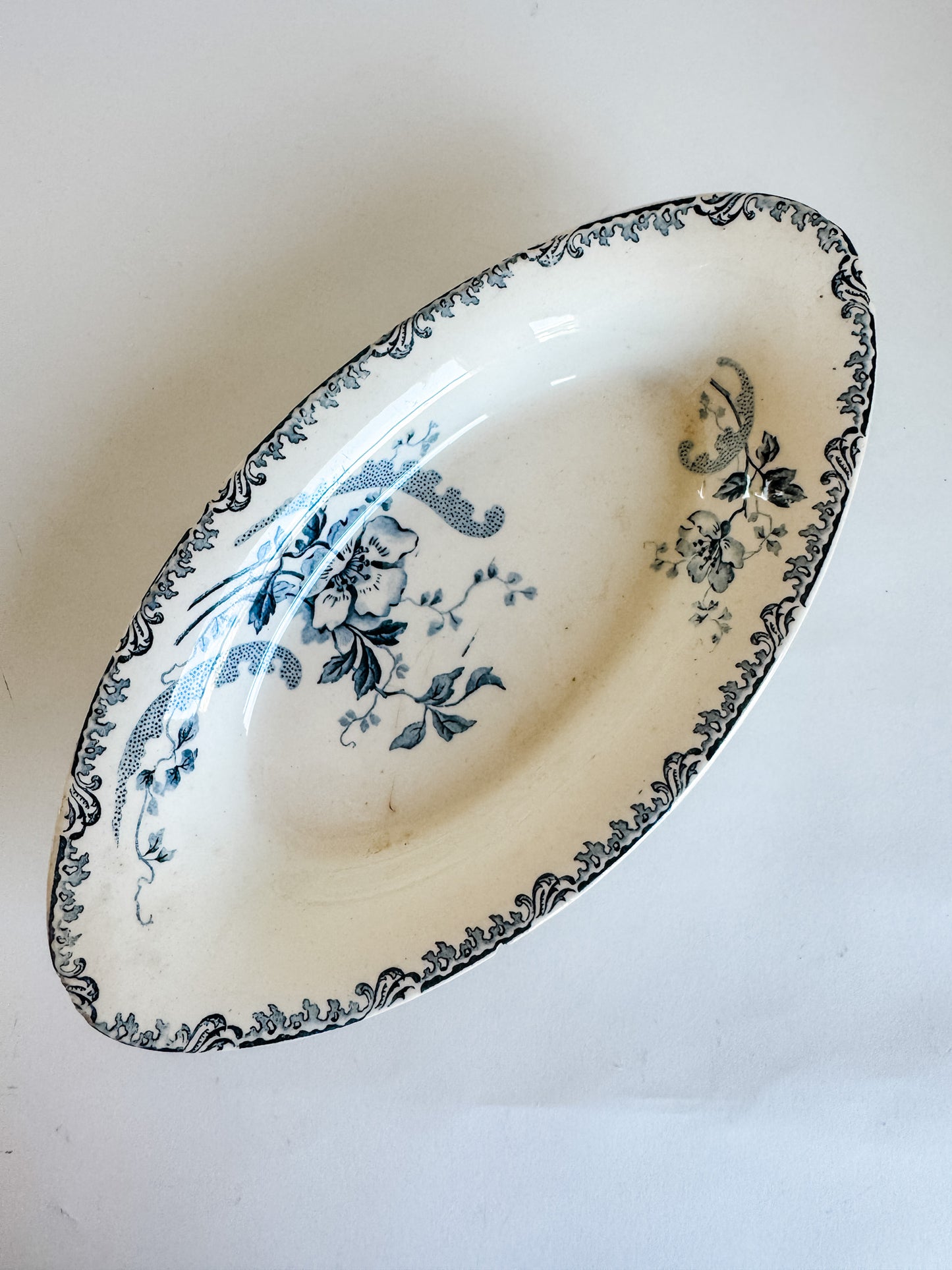 Small, Deep Oval Dish