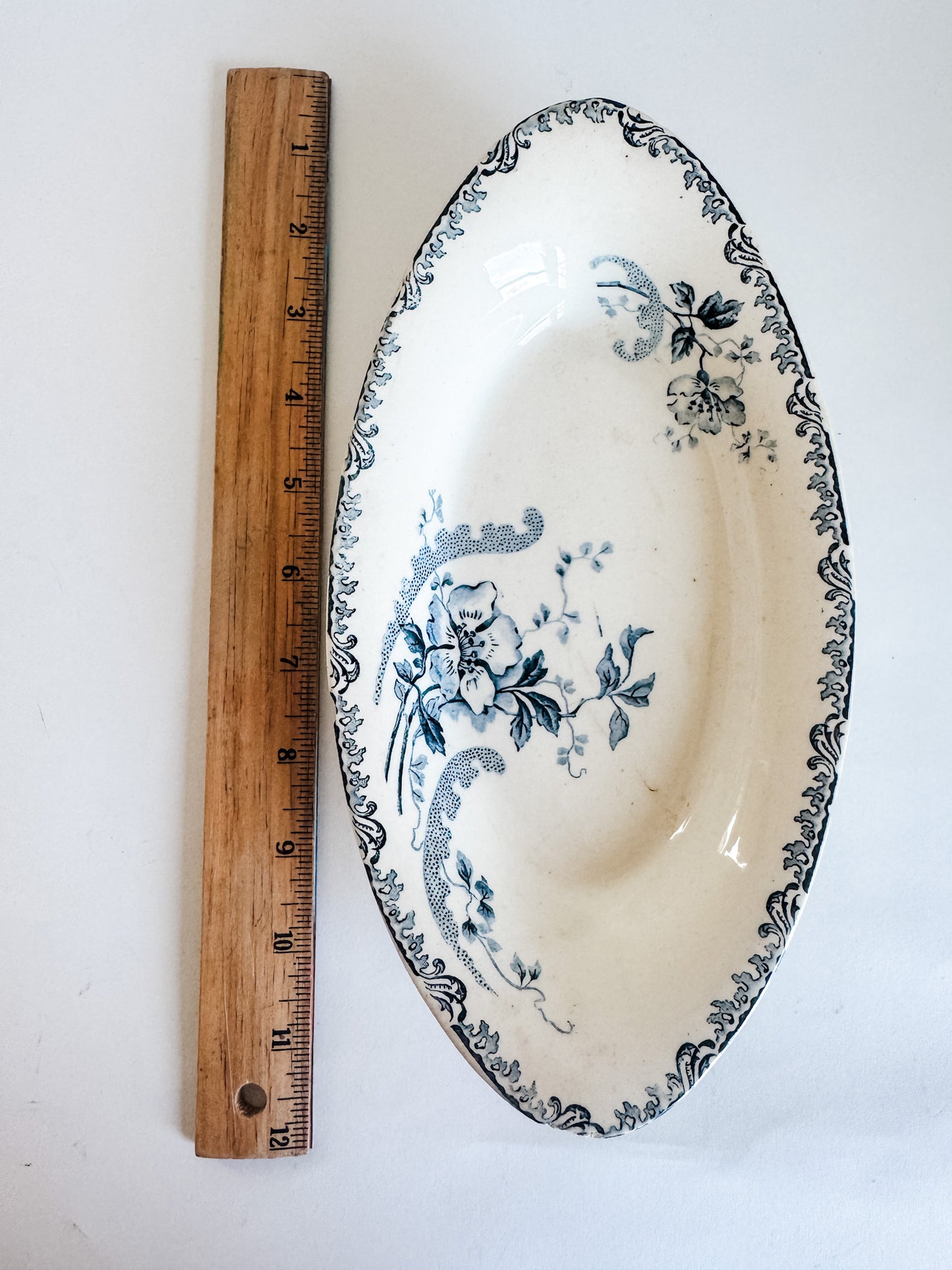 Small, Deep Oval Dish