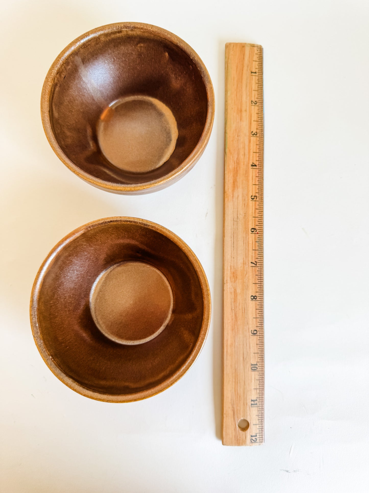 Small Digoin Grespots Stoneware Glazed Bows (sold individually)