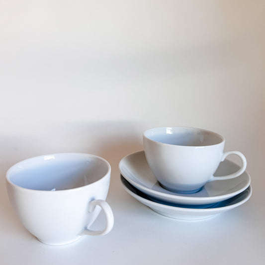 Pillivuyt Tea Cups (set of 2)