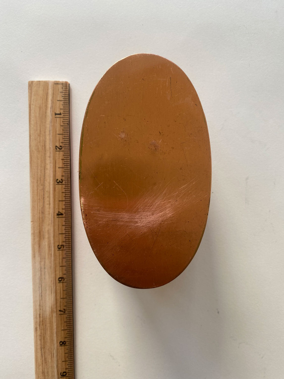 Oval Copper Caddy