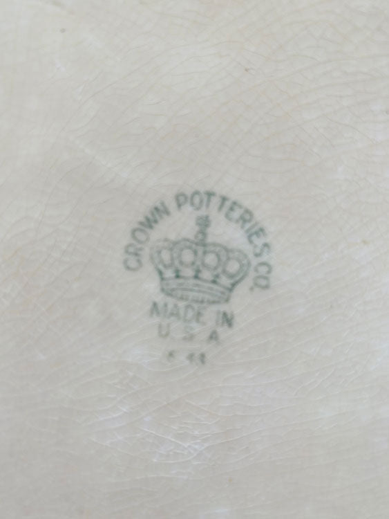 Oval Ironstone Crown Platter