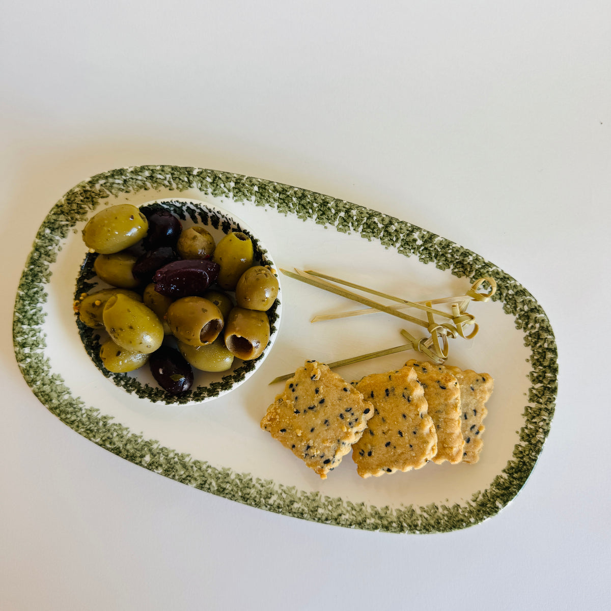 Gien France Small Appetizer and Dish Set