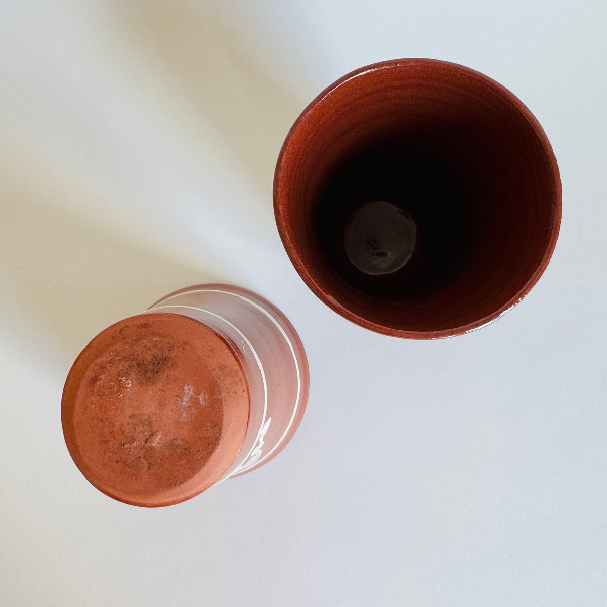 French Pottery Cups (set of 2)