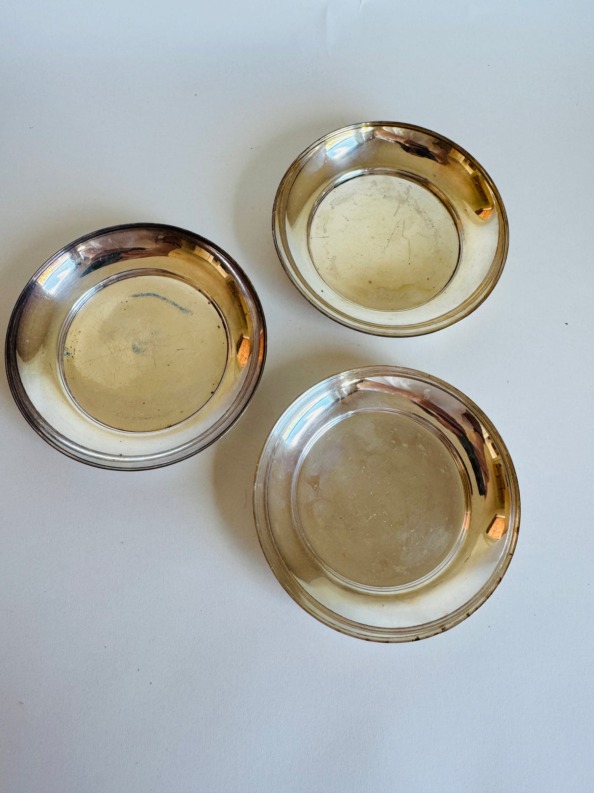 Silverplate Wine Coasters or Candle Holders (sold individually)