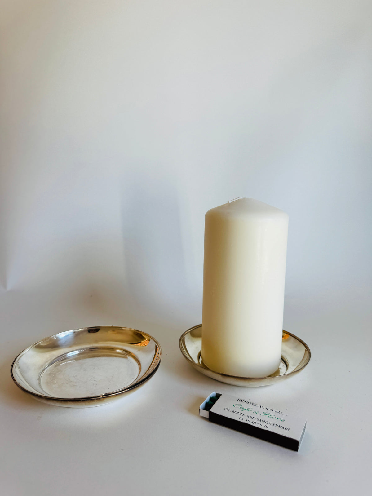 Silverplate Wine Coasters or Candle Holders (sold individually)