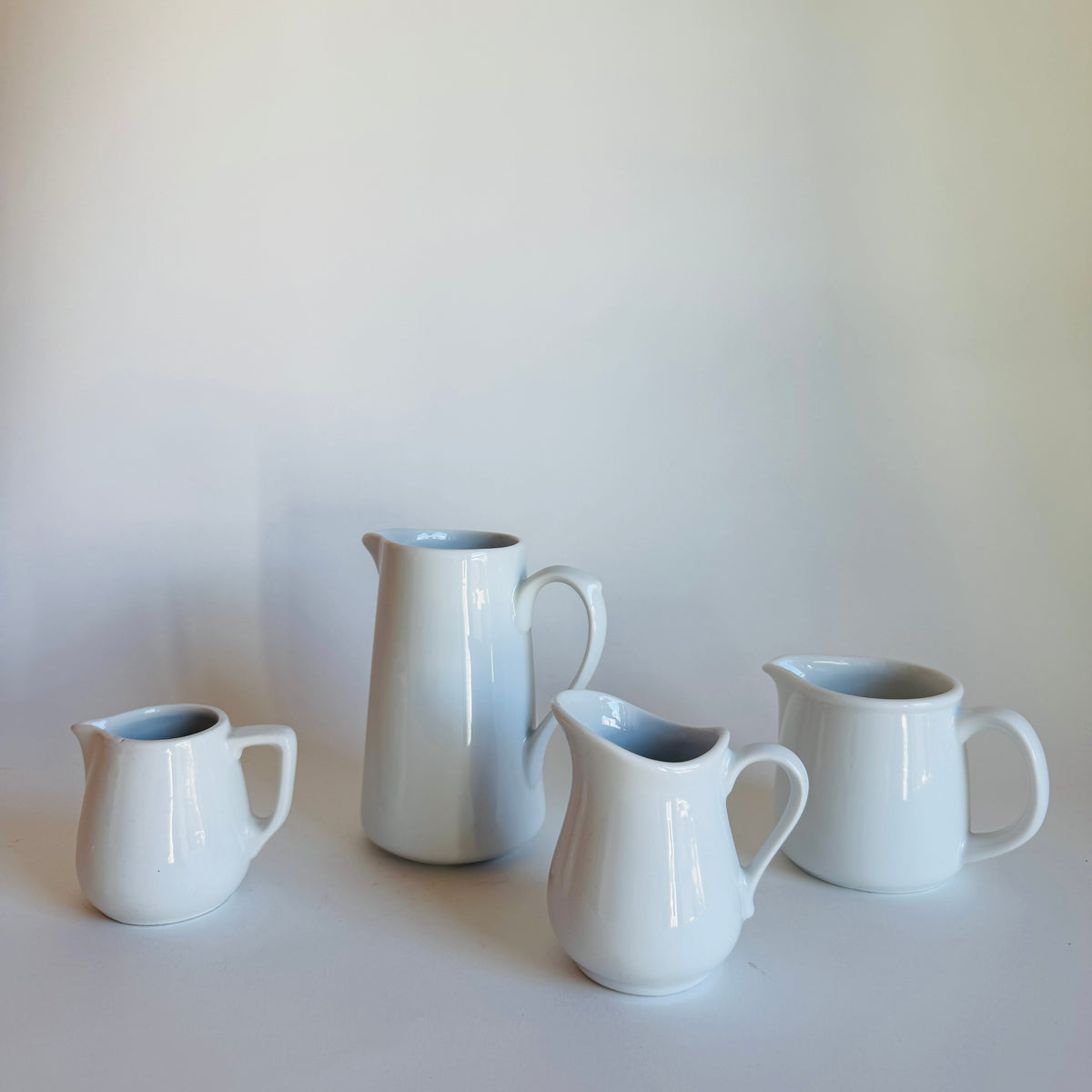 Apilco French Porcelain Pitchers (sold individually)