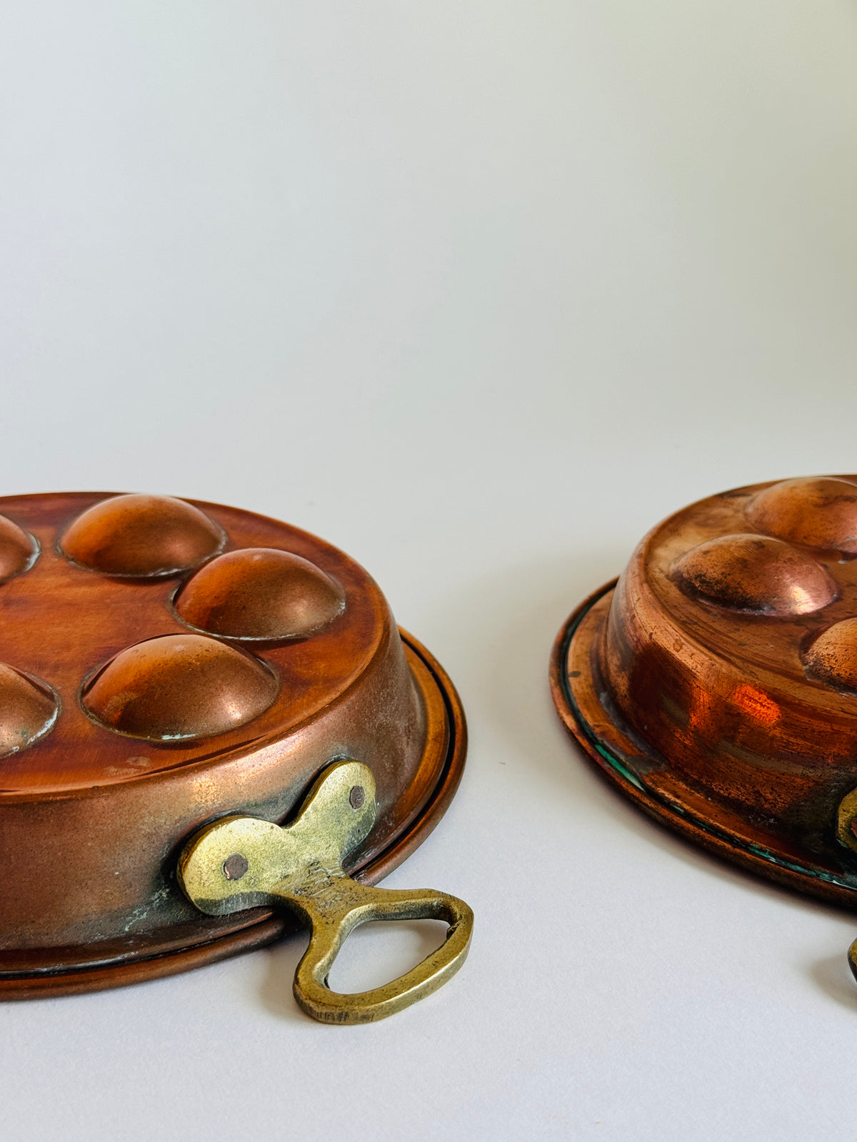 Vintage Copper Escargot Pan (sold individually)
