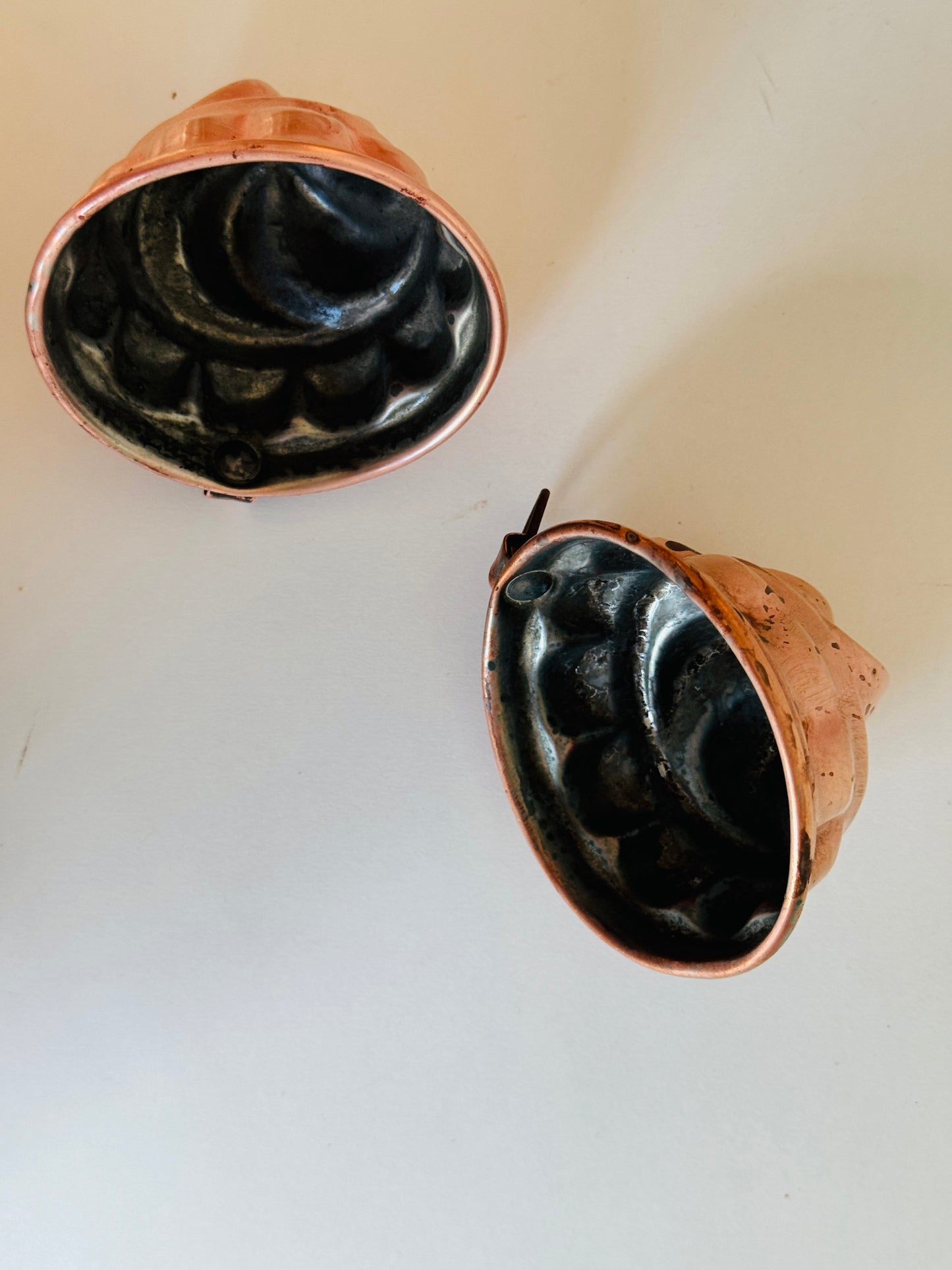 Vintage French Copper Swirl Mold (sold individually)