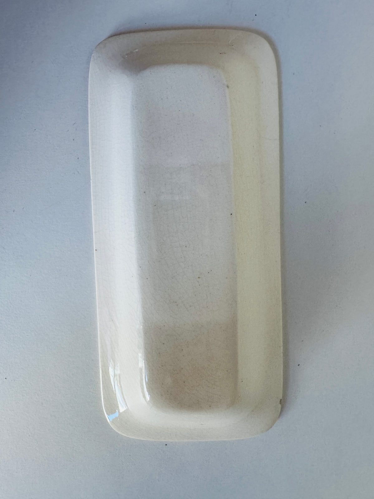 Vintage French Pink Ombré Ceramic Soap Dish (does not include soap)