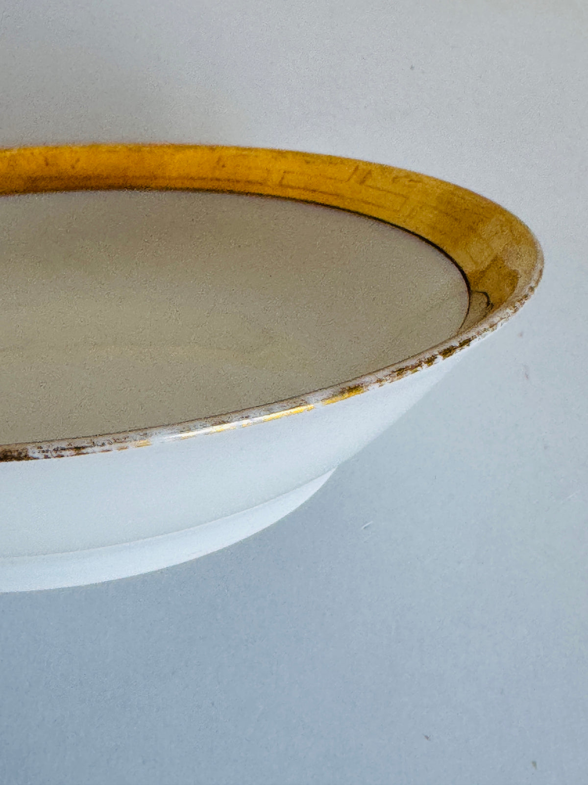 Vintage French Haviland Limoges Gilt-Rimmed Plate