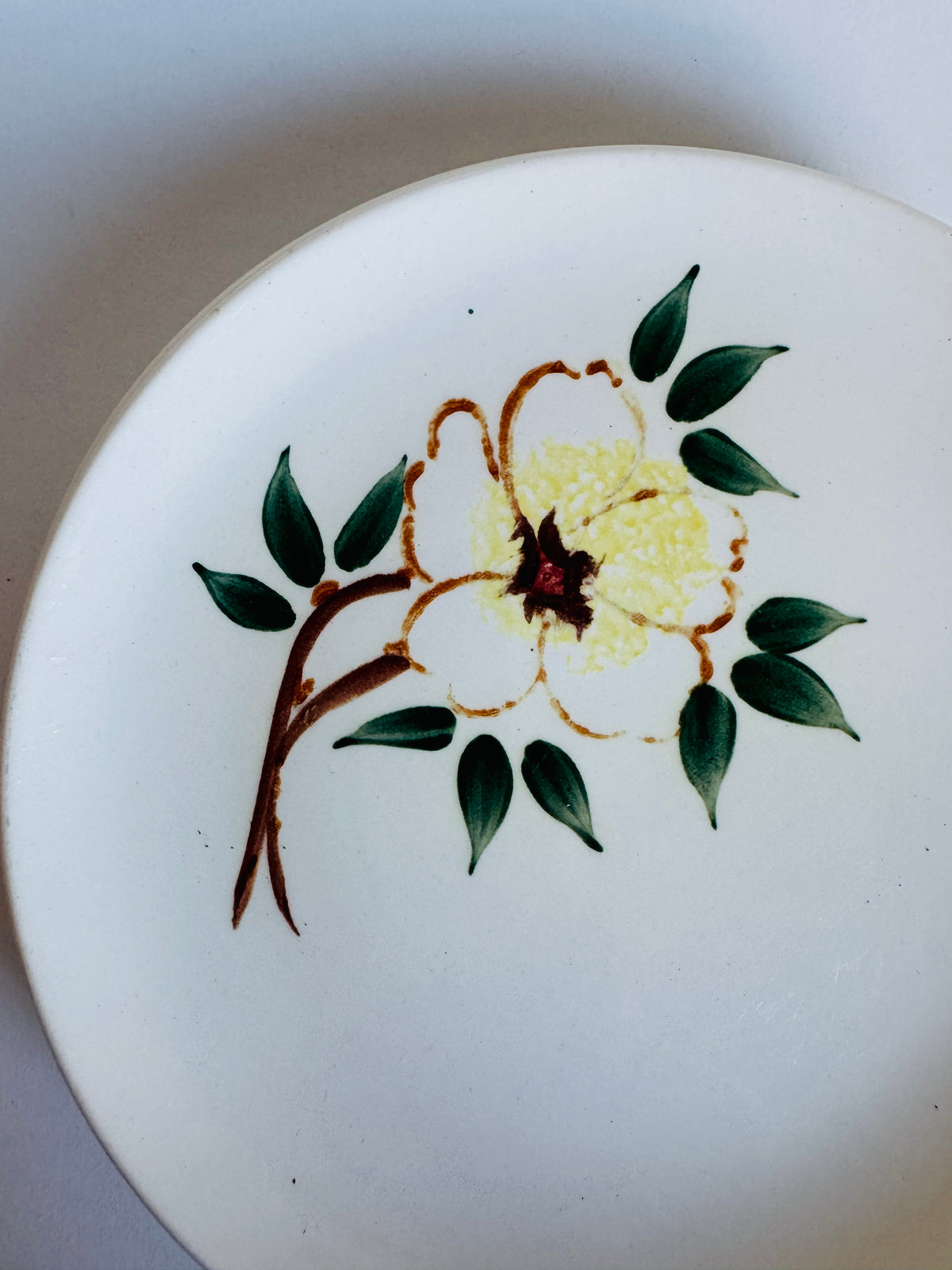 French "Fantaisie Continentale" Hand-Painted Plates (set of 4)