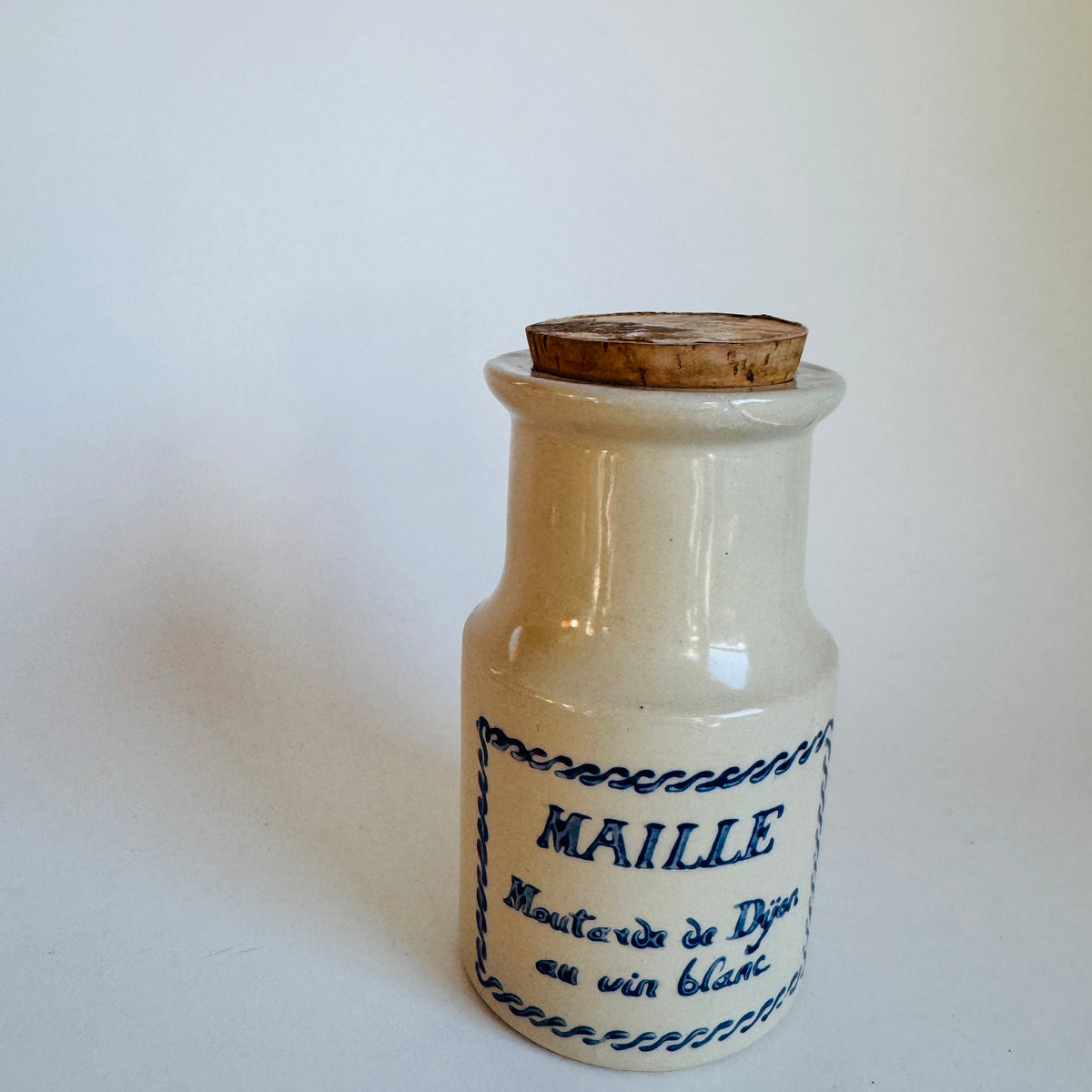 Large Maille "Moutarde de Dijon au Vin Blanc" Stoneware Crock