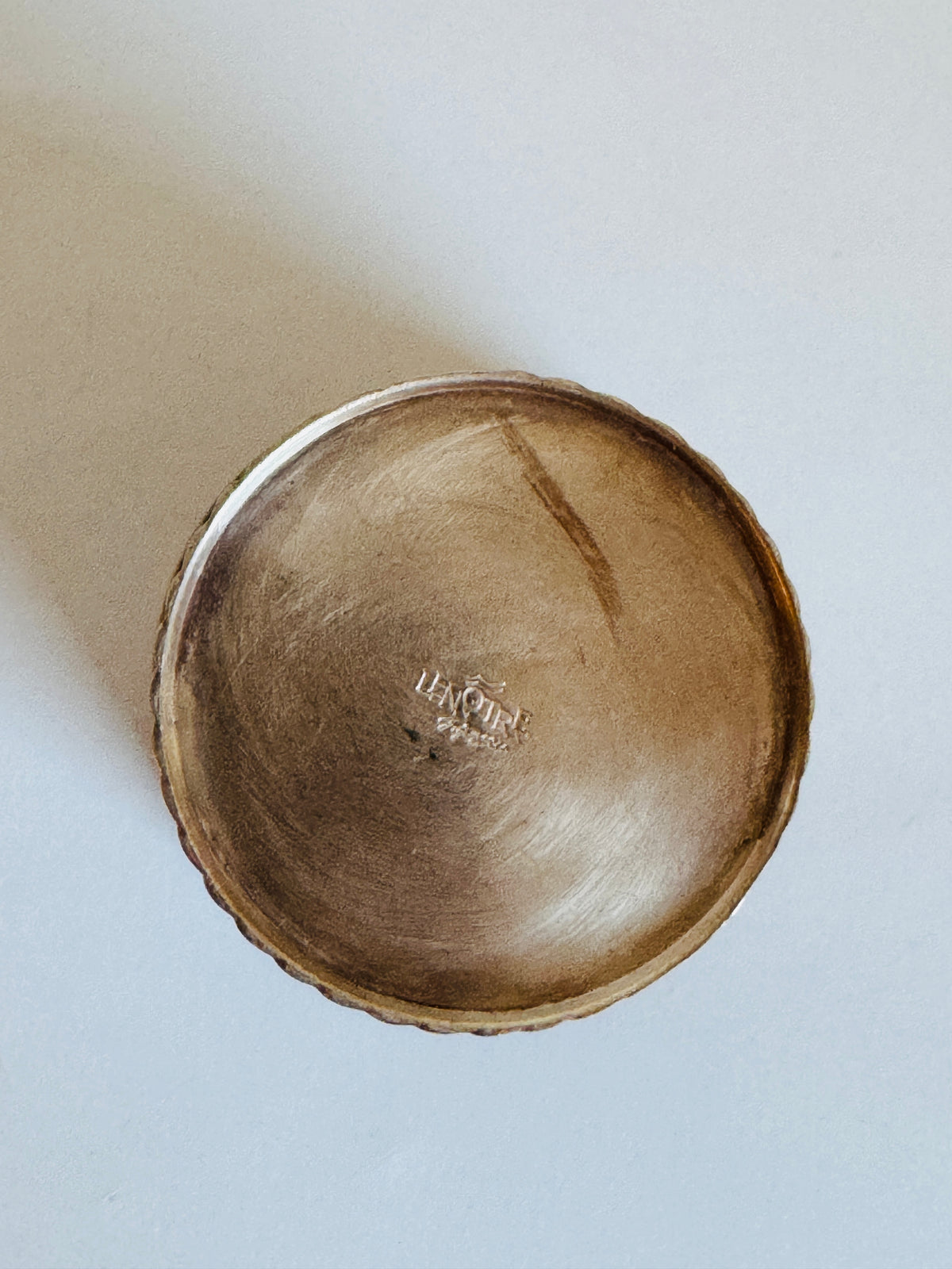 Antique French Silver-Plate Christening Cup, Stamped "Lenoire Paris"