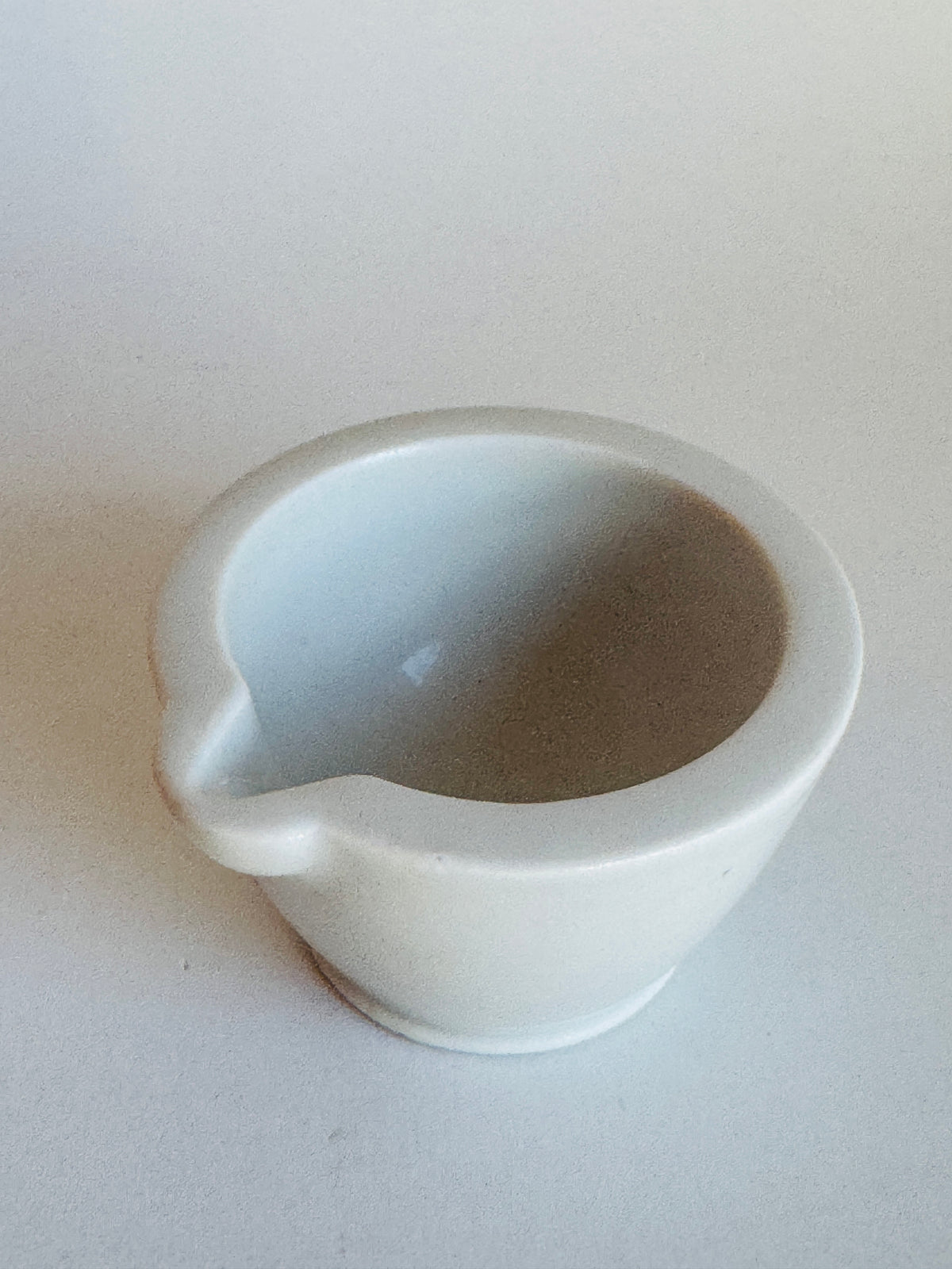 Vintage French Ceramic Mortar