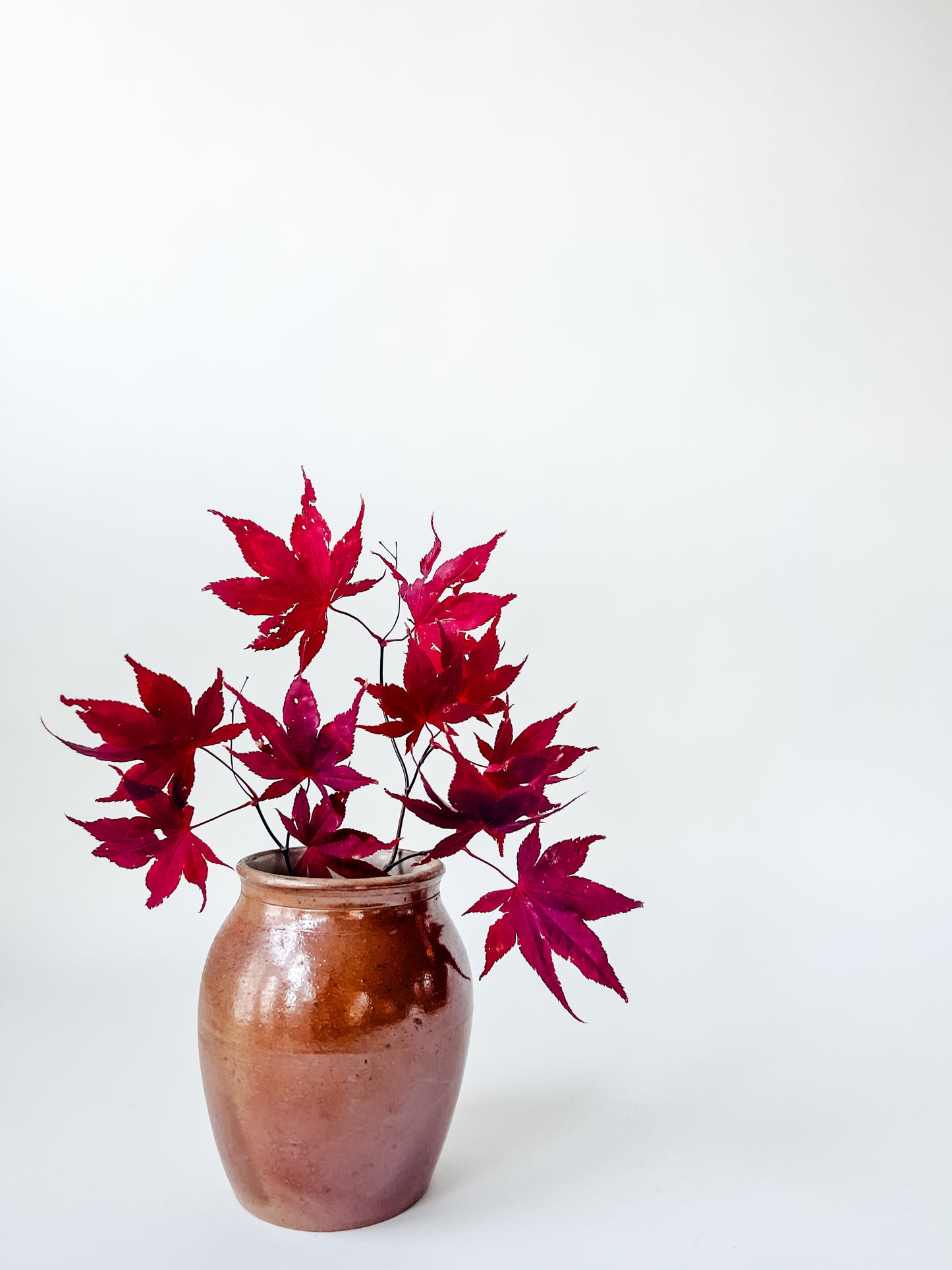 Small Glazed Crock/Vase