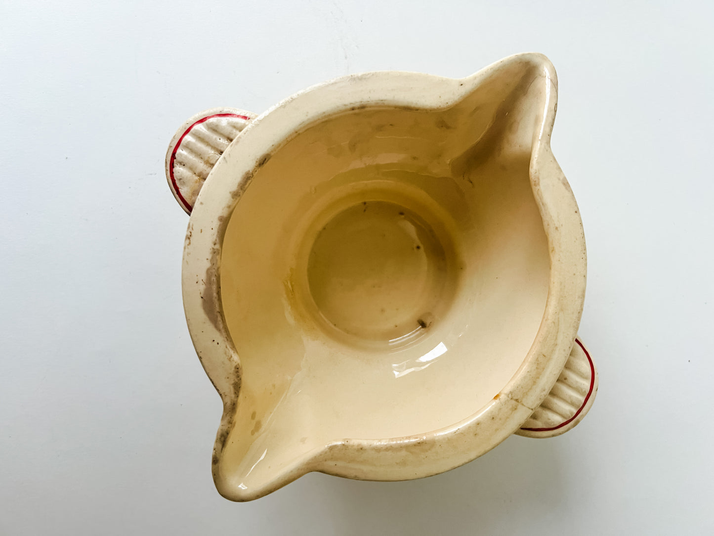 Small French Bowl With Double Pour Spouts