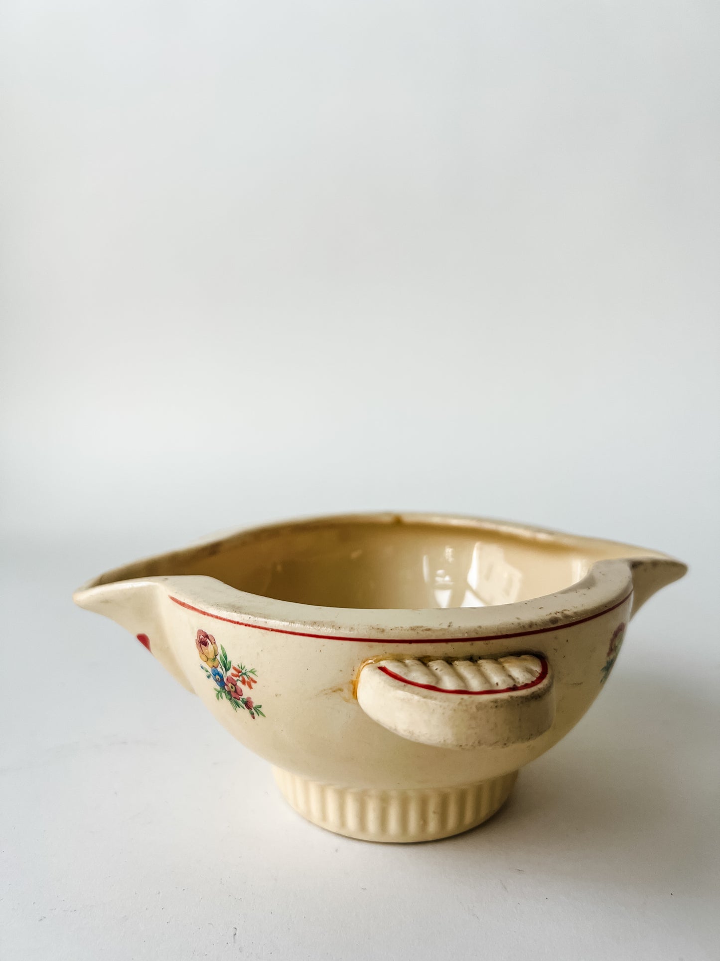 Small French Bowl With Double Pour Spouts
