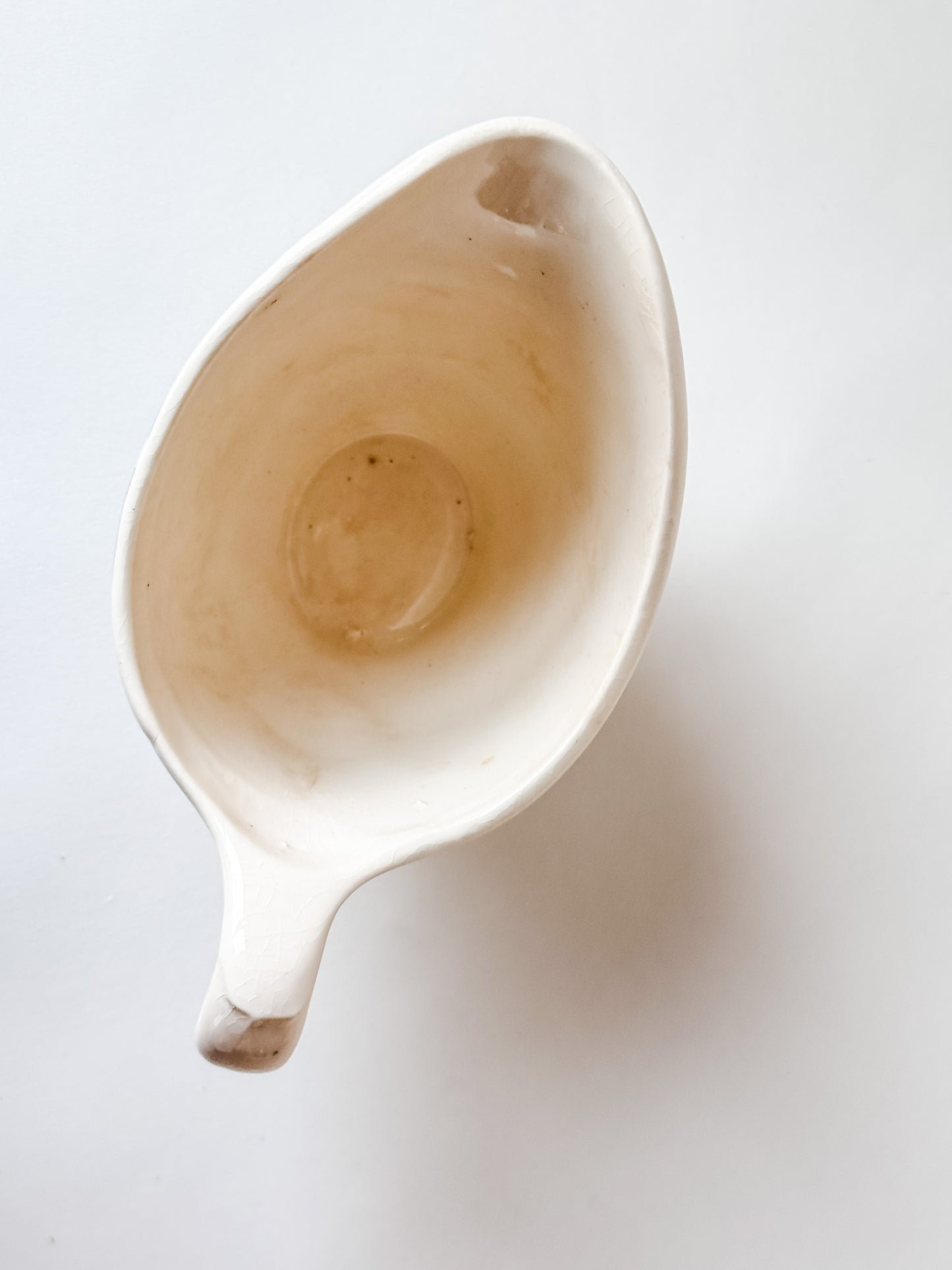 Milk/Cream Pitcher With Blue Floral Design