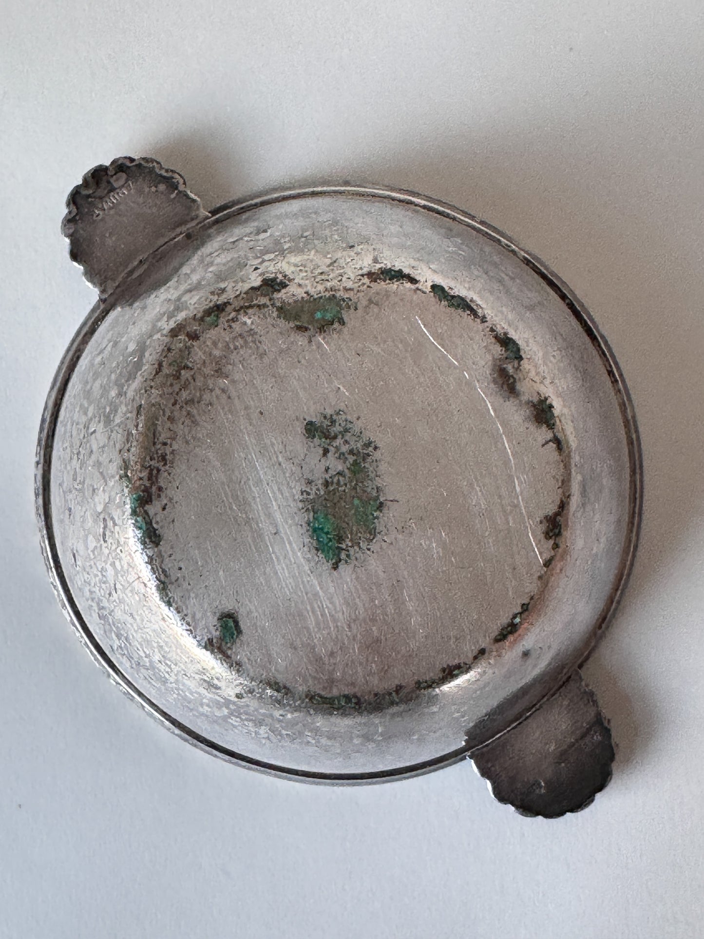 Small Vintage French Silver Bowl With Handles