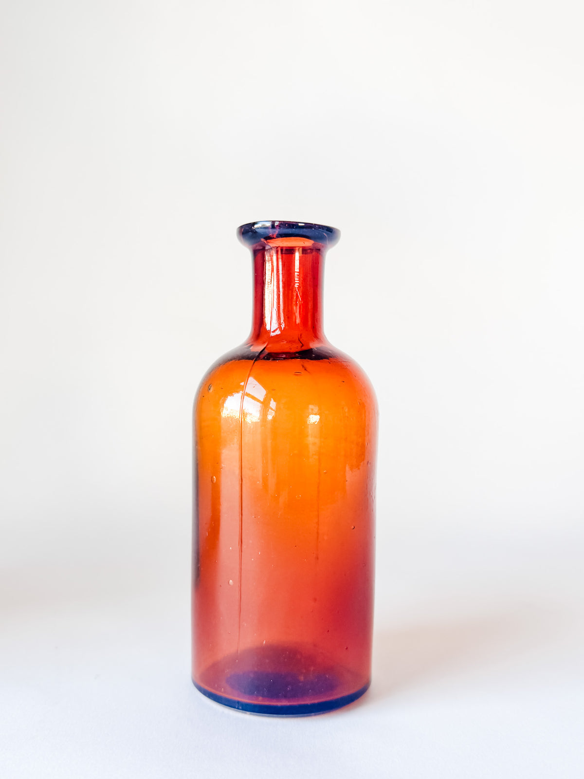 Vintage Amber Bottles (set of 2)