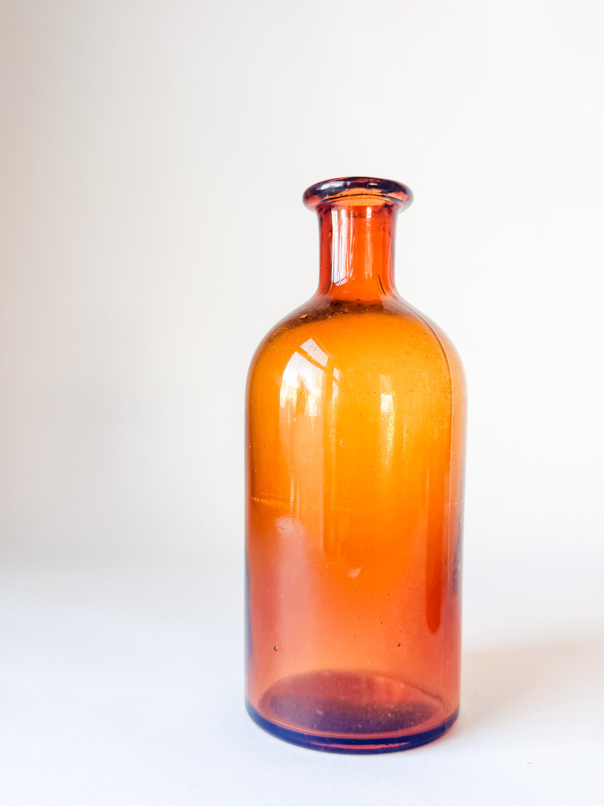 Vintage Amber Bottles (set of 2)