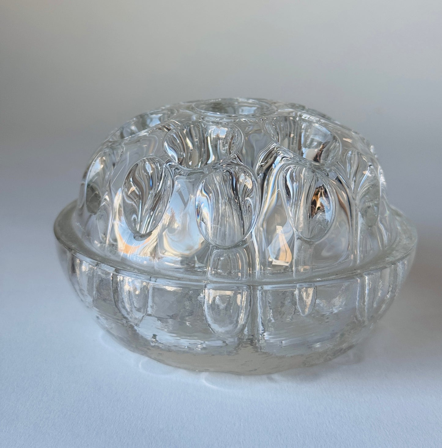 Vintage French 19 Hole Floral Frog