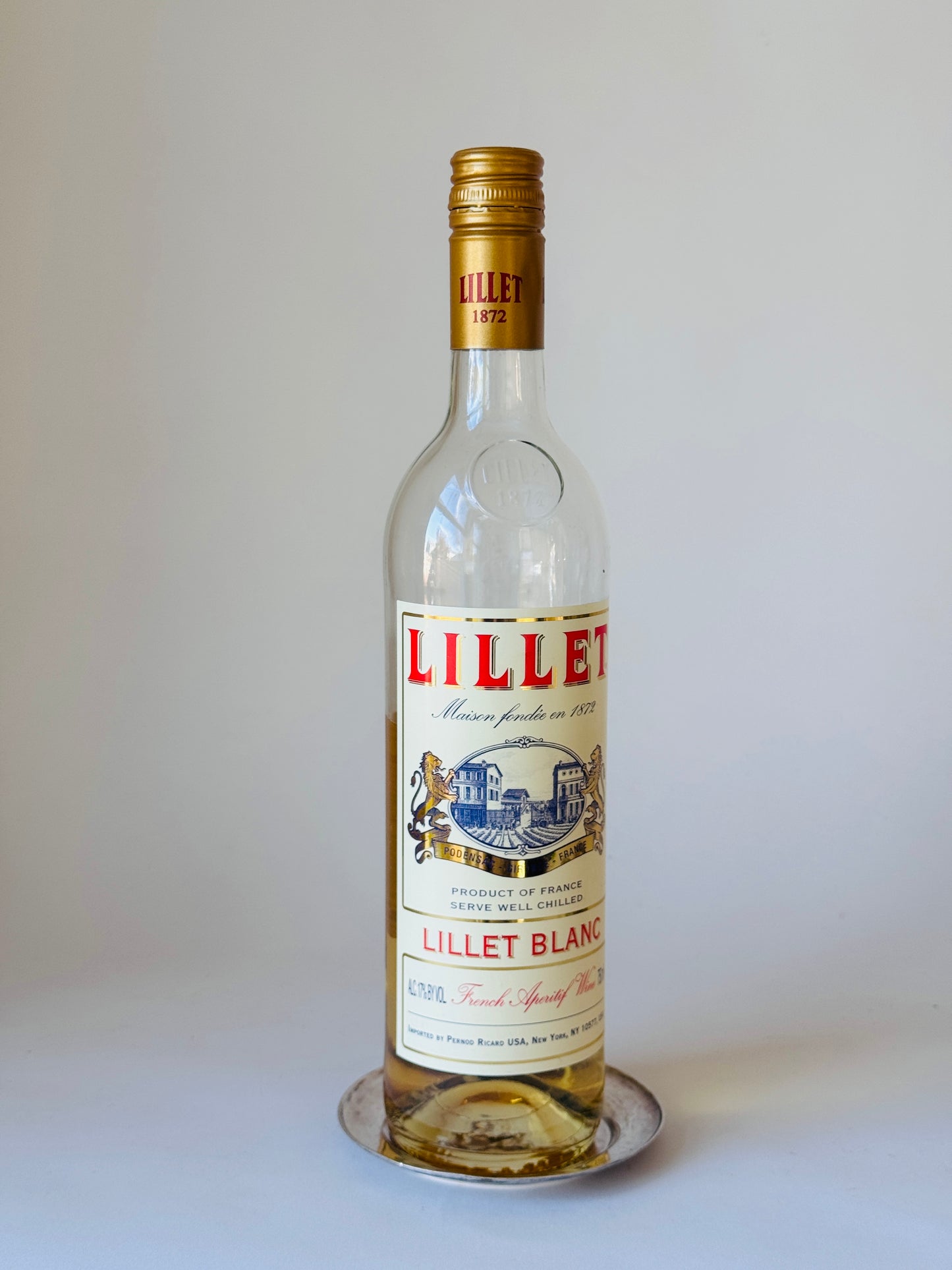 Vintage French Wine Bottle Coaster