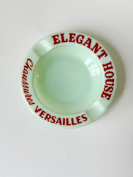 Small Round Mint Green Ashtray