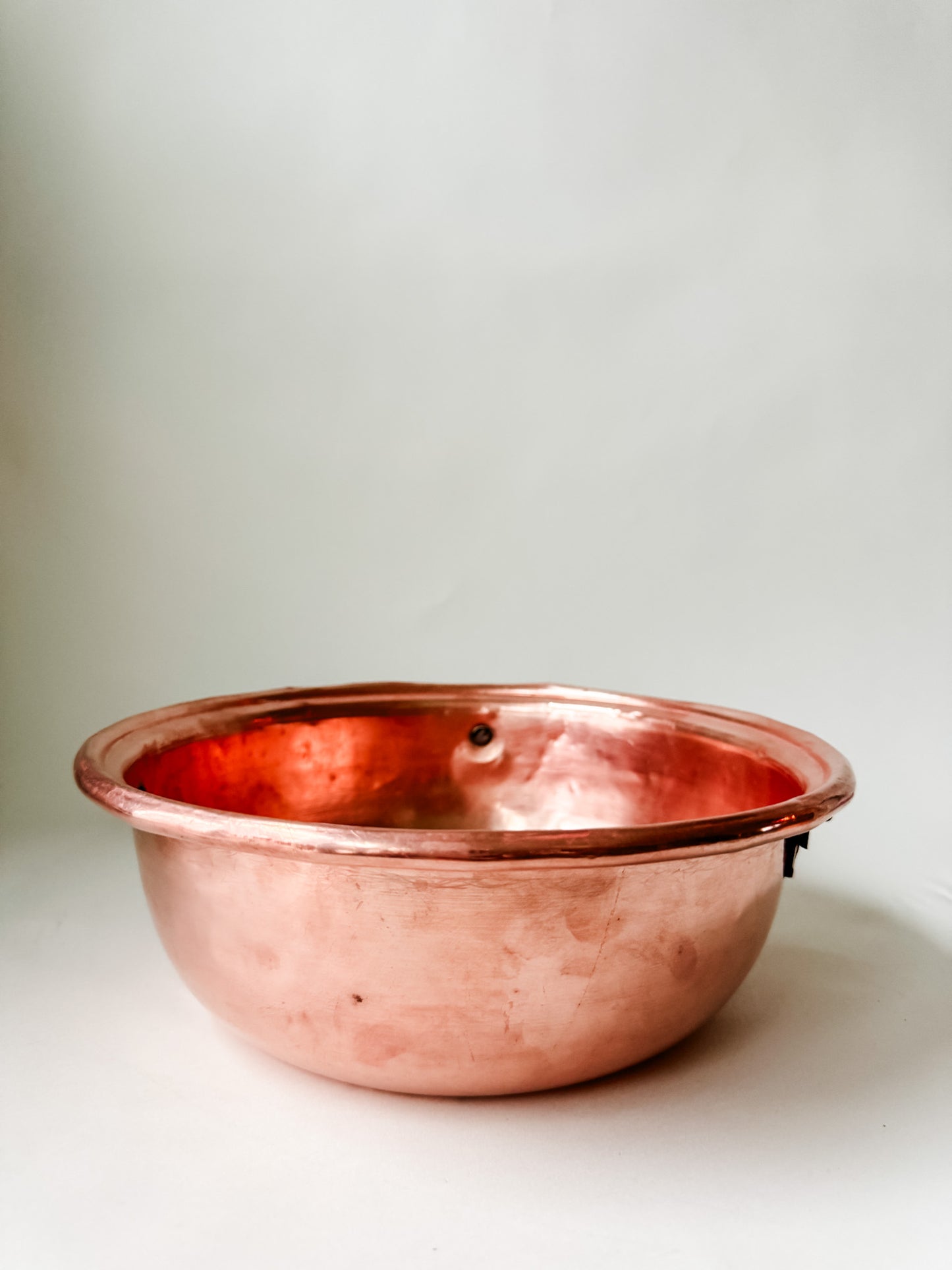 Small Vintage Copper Cauldron