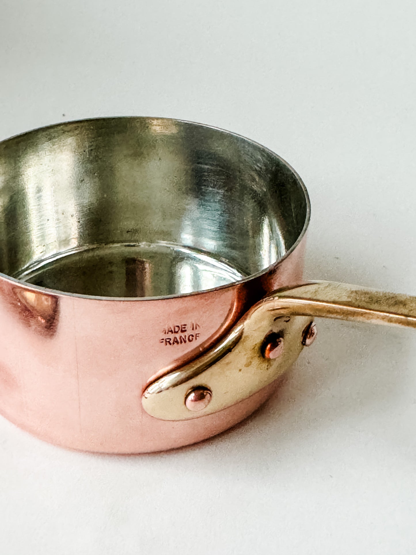 Mini Copper Pot With Lid