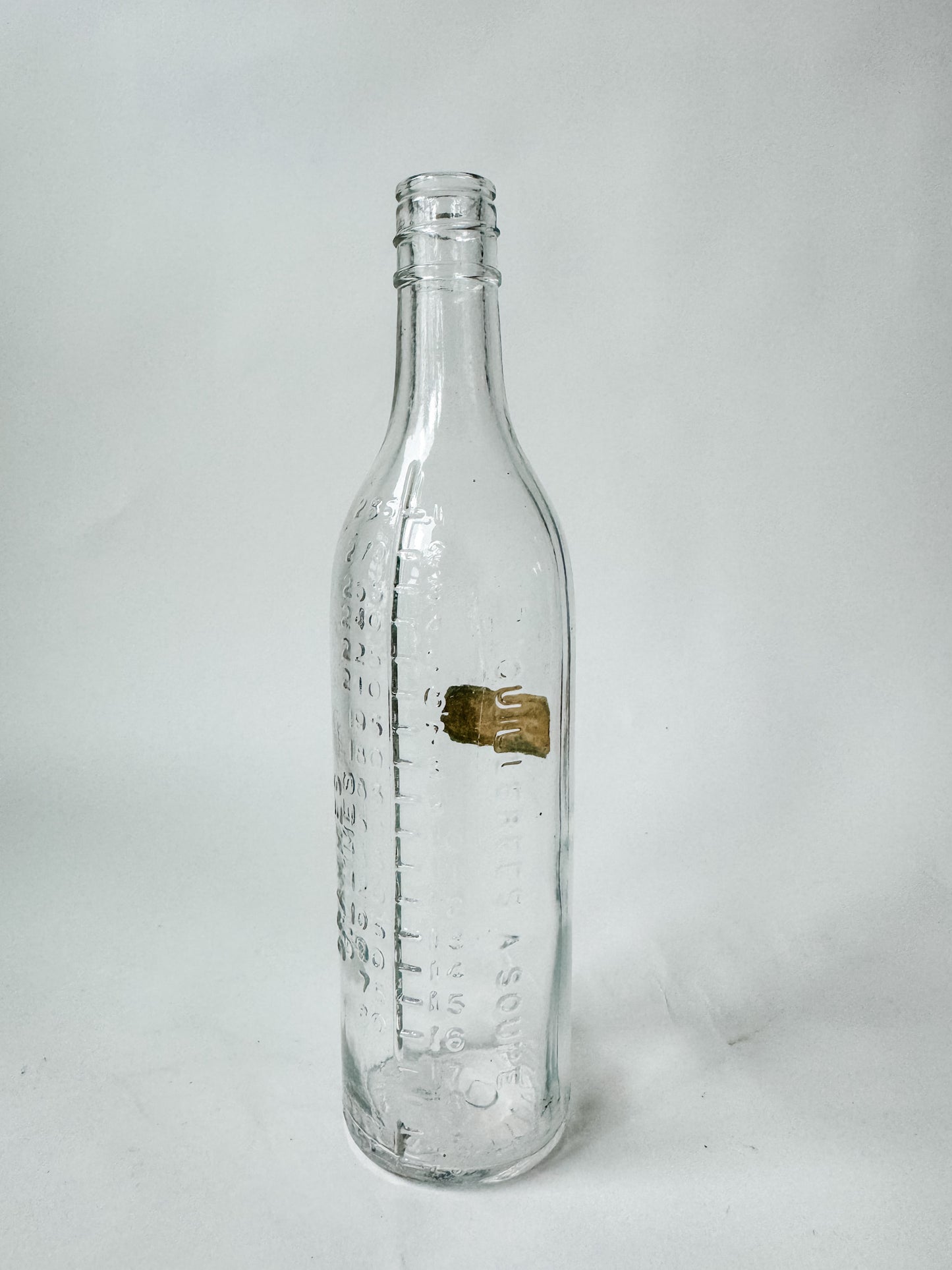 Vintage French Sirop Bottle With Original Label