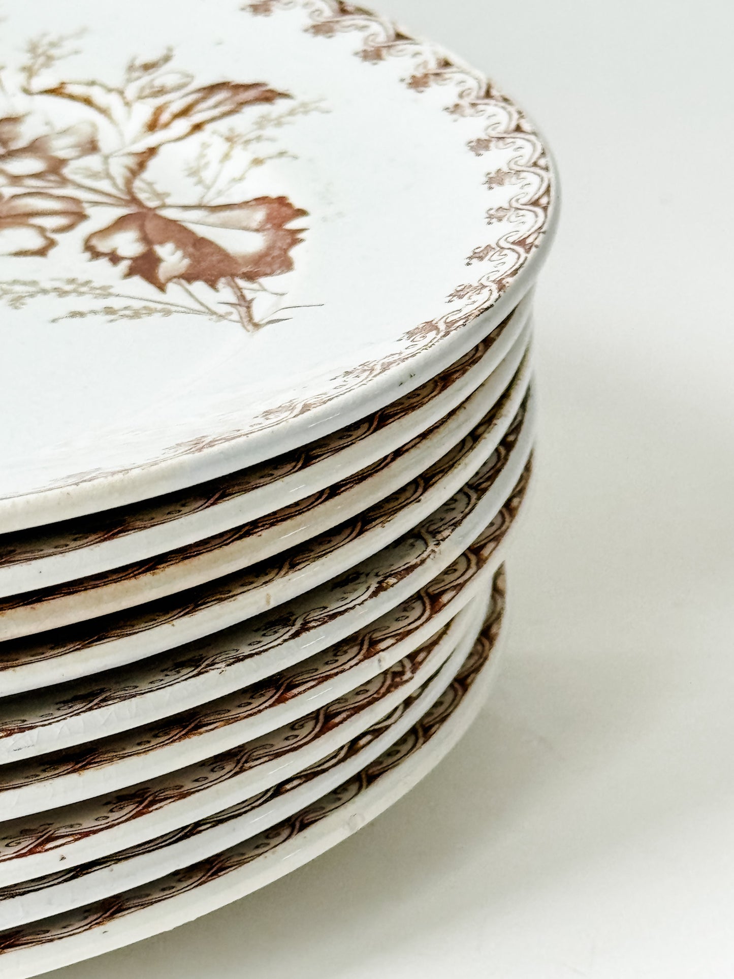 Vintage French Lunch Plates (sold individually)