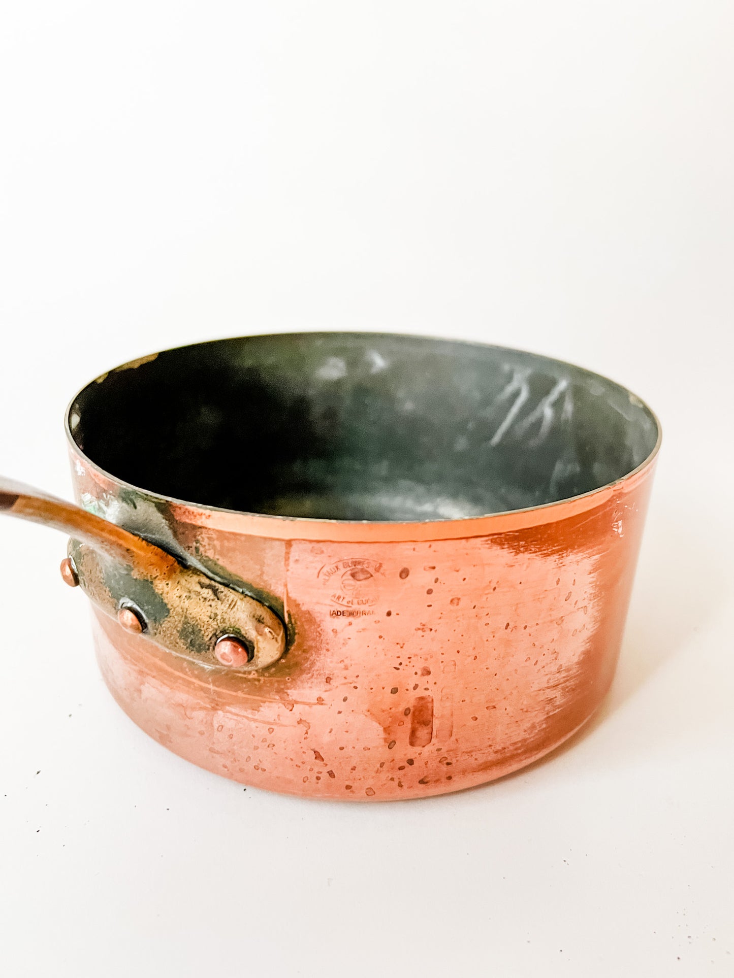 Vintage Copper Pot (stamped) - Medium