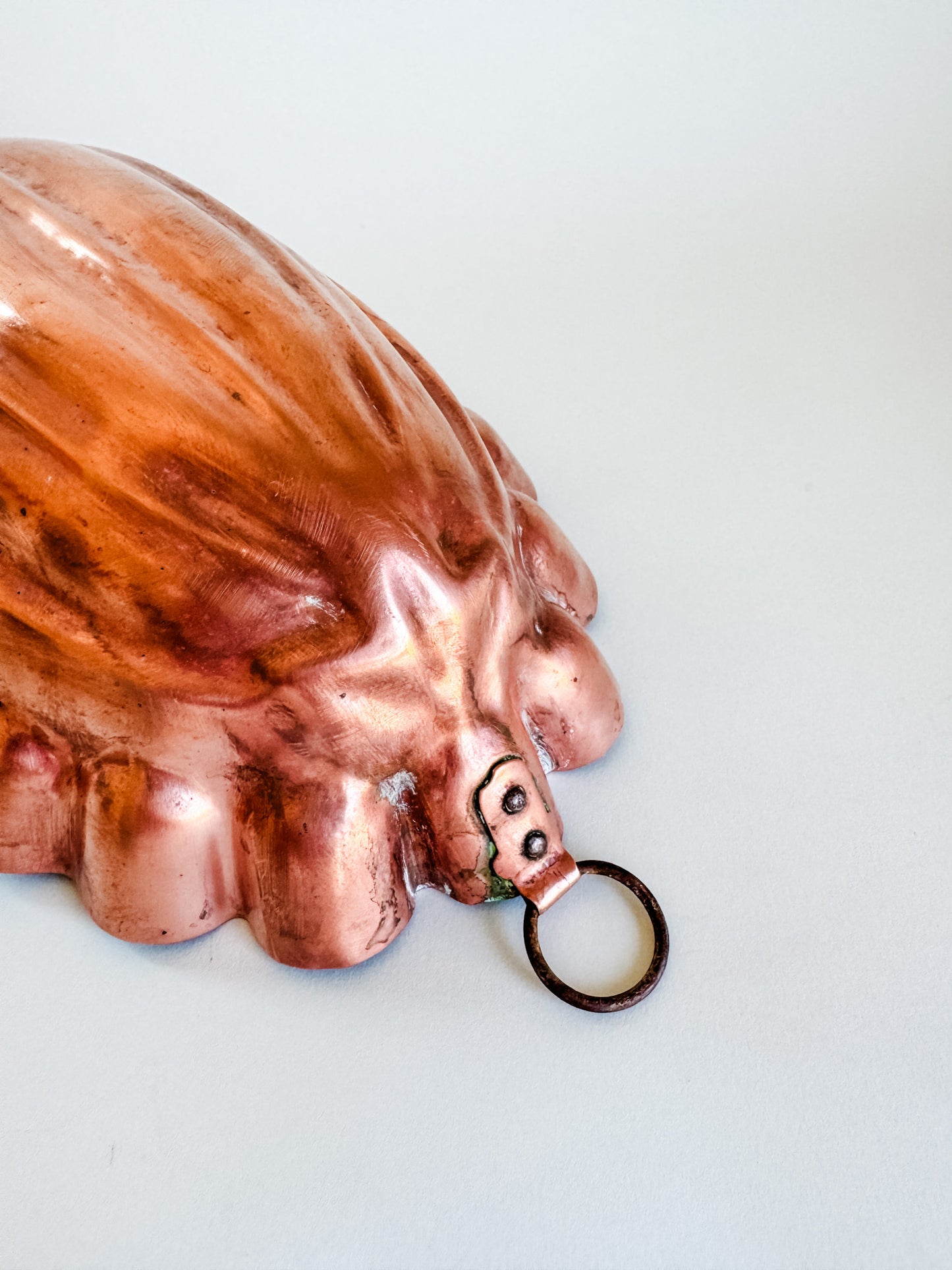 Vintage French Oval Copper Mold
