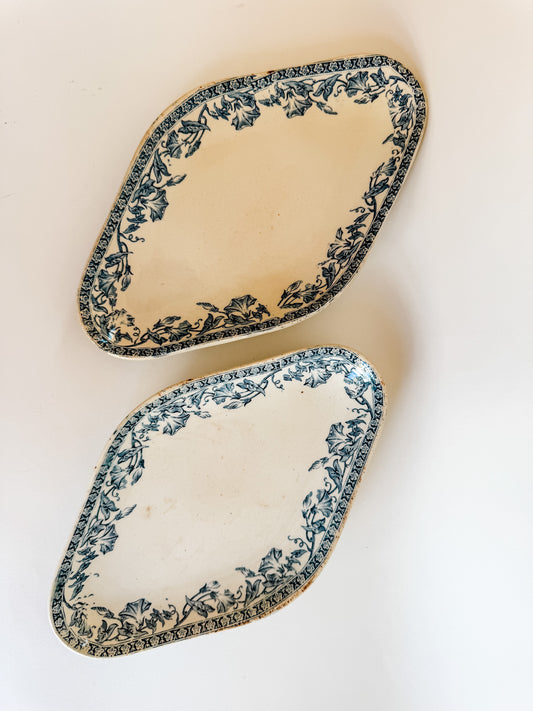 St. Amand et Nord Volubilis Transferware Oval Dish (sold individually)